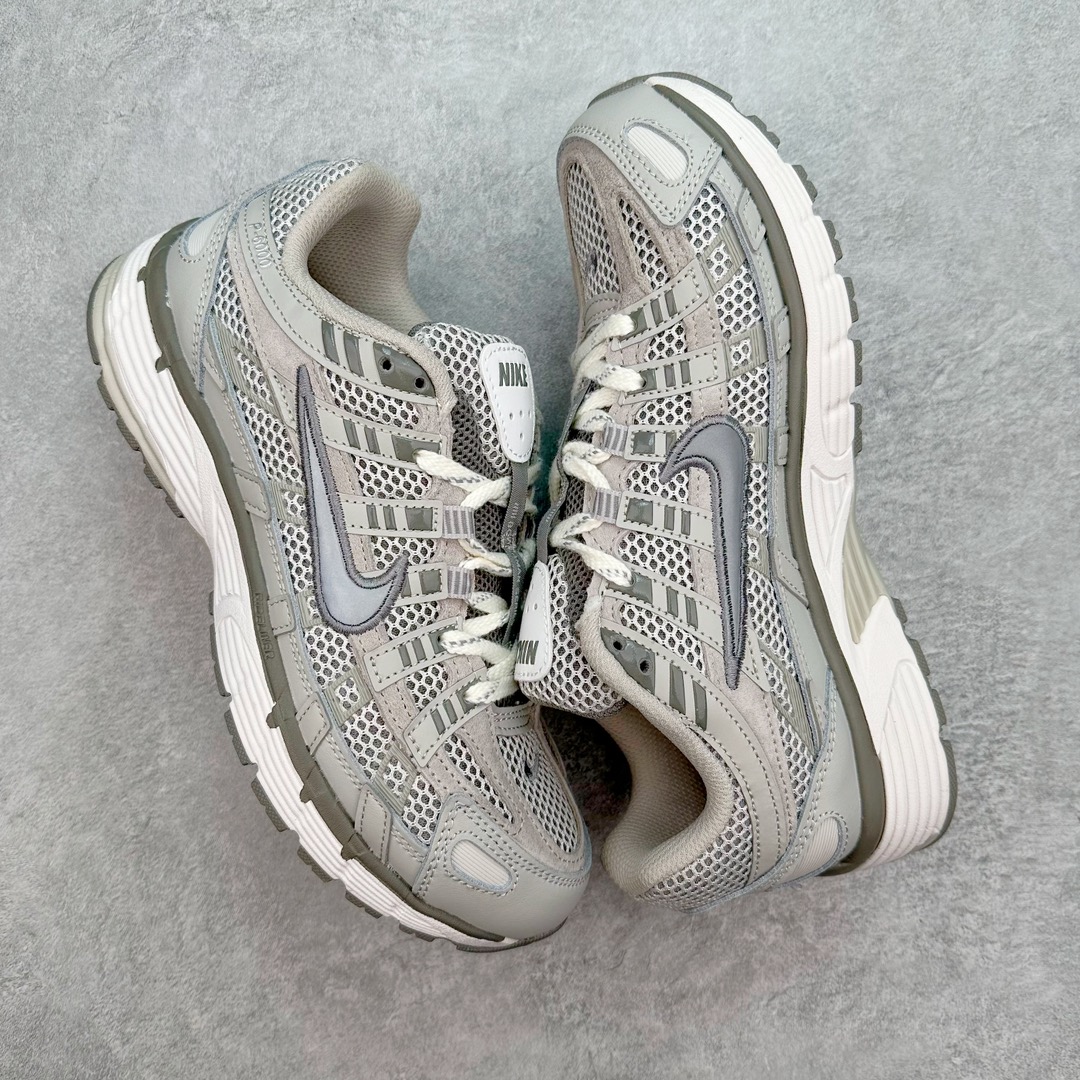 图片[3]-NK P-6000 系列低帮复古老爹风休闲运动舒适慢跑鞋 融合 Pegasus 过往运动鞋设计 助力 21 世纪早期跑步运动跃升时尚新高度 采用透气网眼布、运动风格线条和耐穿覆面 兼具吸睛外观和舒适感受 中底泡绵以田径赛道为灵感 打造厚实设计 缔造出众缓震性能 尺码：36 36.5 37.5 38 38.5 39 40 40.5 41 42 42.5 43 44 44.5 45-选品中心