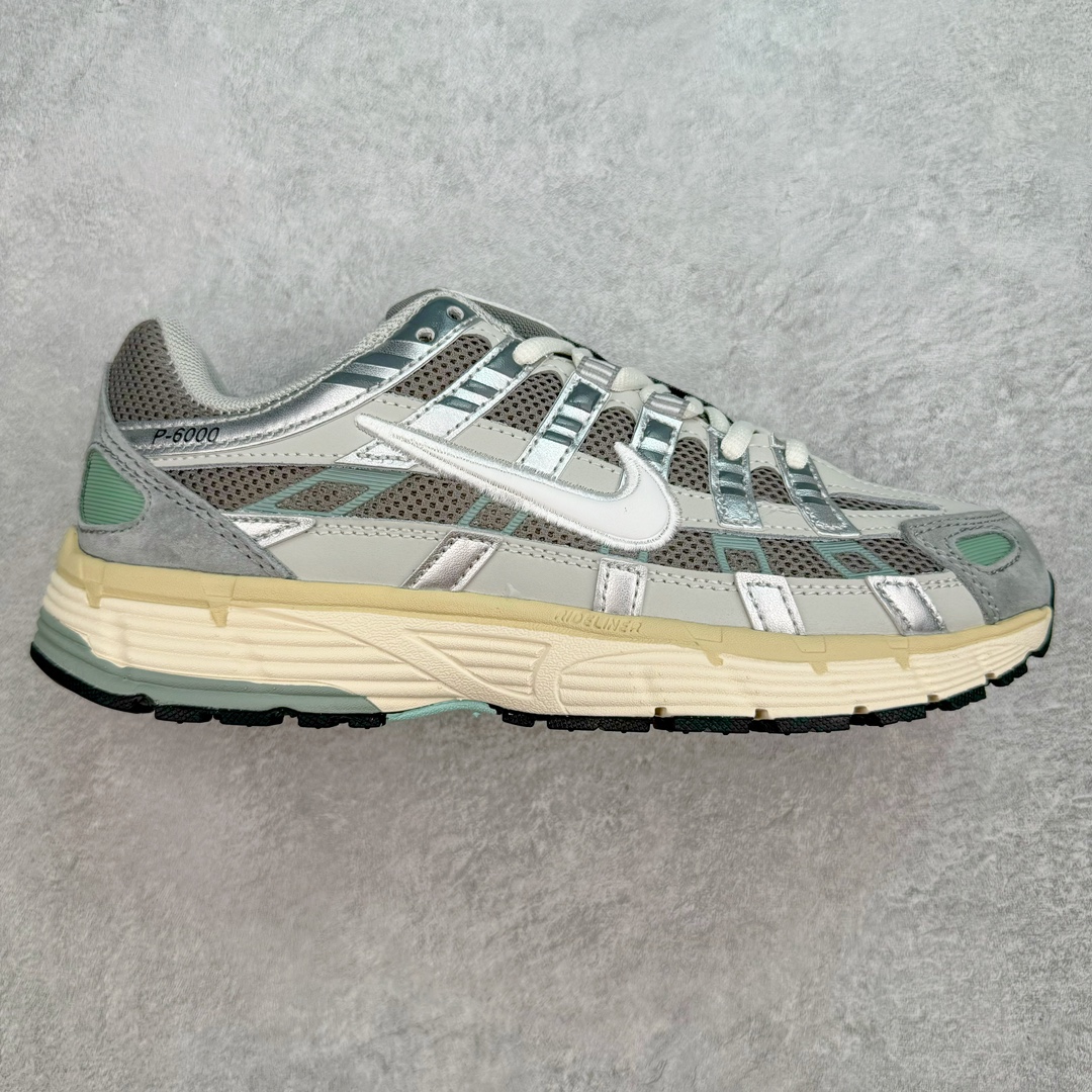 图片[8]-NK P-6000 系列低帮复古老爹风休闲运动舒适慢跑鞋 融合 Pegasus 过往运动鞋设计 助力 21 世纪早期跑步运动跃升时尚新高度 采用透气网眼布、运动风格线条和耐穿覆面 兼具吸睛外观和舒适感受 中底泡绵以田径赛道为灵感 打造厚实设计 缔造出众缓震性能 尺码：36 36.5 37.5 38 38.5 39 40 40.5 41 42 42.5 43 44 44.5 45-选品中心