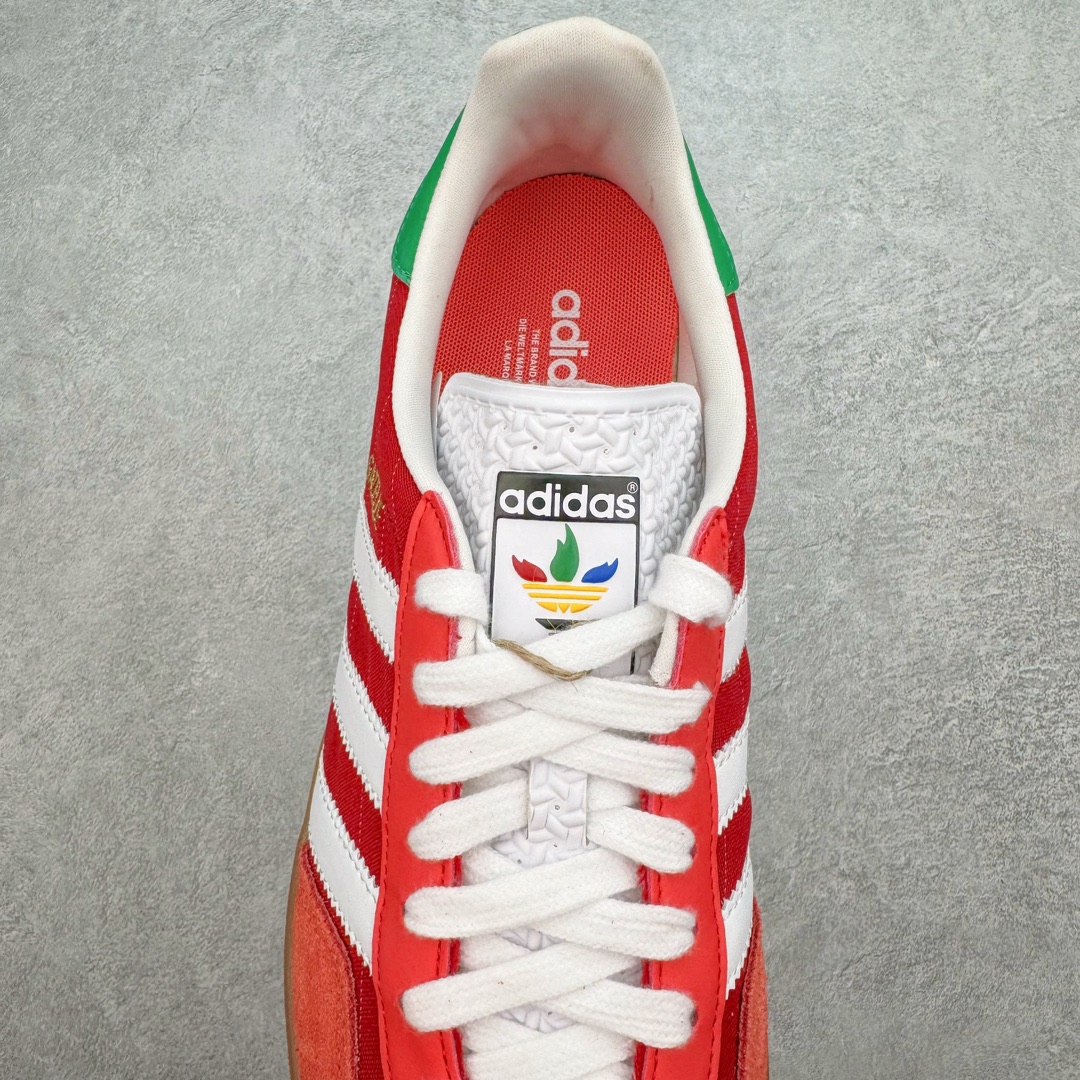图片[5]-＃MF AD Original Gazelle Indoor Trainers 瞪羚室内鞋系列低帮复古百搭休闲运动德训风板鞋 IF9641 高端零售特供批次 原厂定制长毛翻毛皮组合环保纤维革鞋面材质 内置环保海玻璃鞋垫 外置RB橡胶大底 产品品控稳定性领先行业 原厂全套原楦原纸板冲刀磨具开发 原厂皮料加持 原厂港宝加持定型后跟R度完美 将复古进行到底 简约流畅 三十年不变经典 这款Gazelle运动鞋 无论面料、配色、质感或设计 都只在重现其1991年原款的经典 皮革鞋面 撞色三条纹和鞋跟标的设计 力求呈现90年代的经典复古风潮 Samba火热的同时 也带动了其它的复古鞋型 Gazelle便是其中一只 Gazelle Indoor拥有包边更宽的T字型鞋头 更好的保护运动员的前掌 浓浓的复古氛围感 非常适合现在流行的Cleanfit风格 尺码：35.5 36 36⅔ 37⅓ 38 38⅔ 39⅓ 40 40⅔ 41⅓ 42 42⅔ 43⅓ 44 44⅔ 45-选品中心