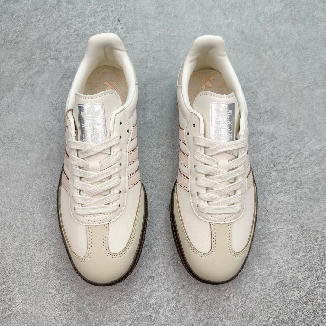 图片[2]-AD Original Samba OG 复古经典轻便板鞋 IH2751 这款桑巴鞋展示了高质量的工艺 带有装饰的超锁缝制和无缝的手感 柔软、柔软的皮革造型和标志性的3条纹完成了精致的外观 正规合身鞋带 鞋面上有绒面鞋垫 橡胶鞋底 享受正畸套筒软感 自50年代首次亮相以来就一直在赢得粉丝的青睐 尺码：36 36.5 37.5 38 38.5 39 40 40.5 41 42 42.5 43 44 44.5 45-选品中心