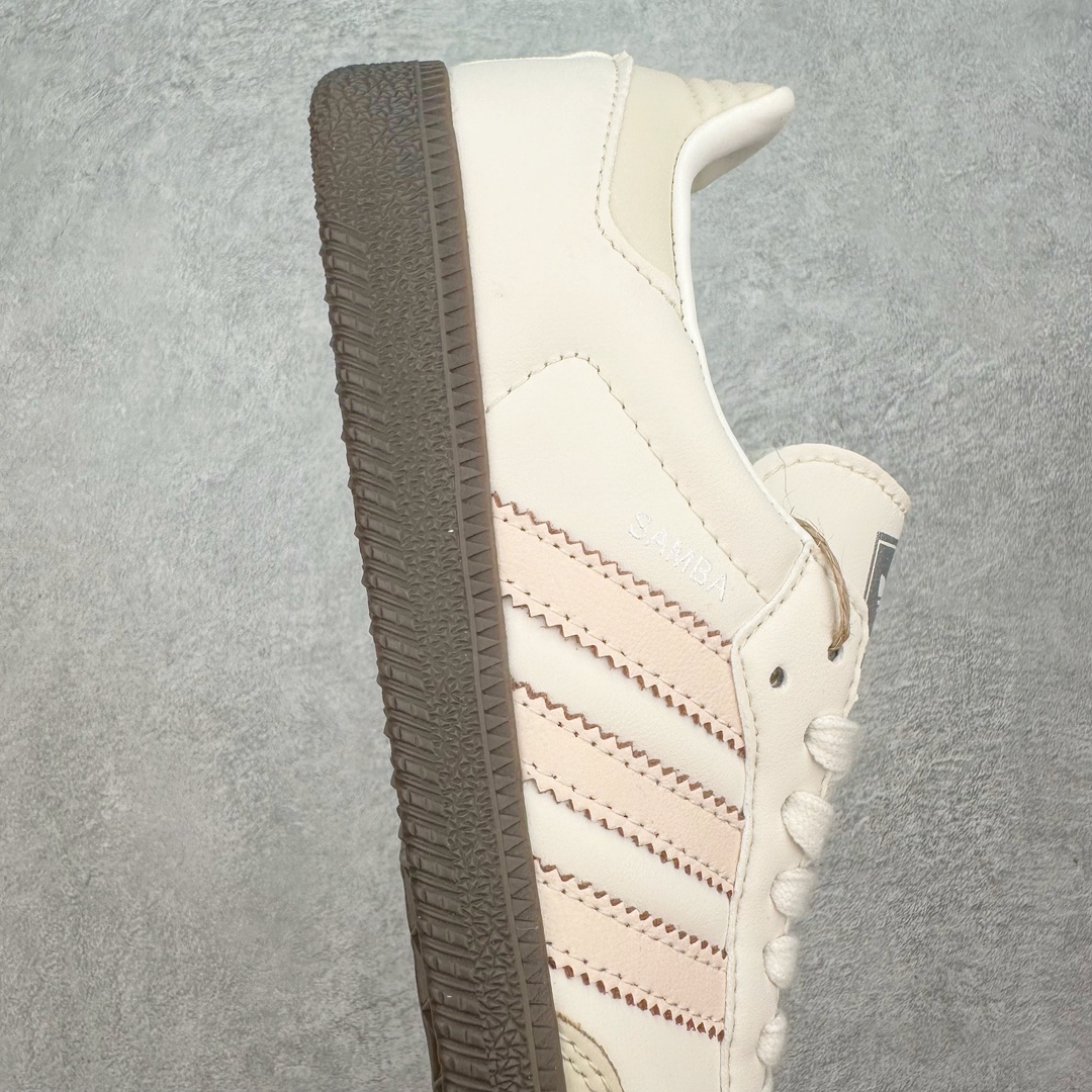 图片[6]-AD Original Samba OG 复古经典轻便板鞋 IH2751 这款桑巴鞋展示了高质量的工艺 带有装饰的超锁缝制和无缝的手感 柔软、柔软的皮革造型和标志性的3条纹完成了精致的外观 正规合身鞋带 鞋面上有绒面鞋垫 橡胶鞋底 享受正畸套筒软感 自50年代首次亮相以来就一直在赢得粉丝的青睐 尺码：36 36.5 37.5 38 38.5 39 40 40.5 41 42 42.5 43 44 44.5 45-选品中心