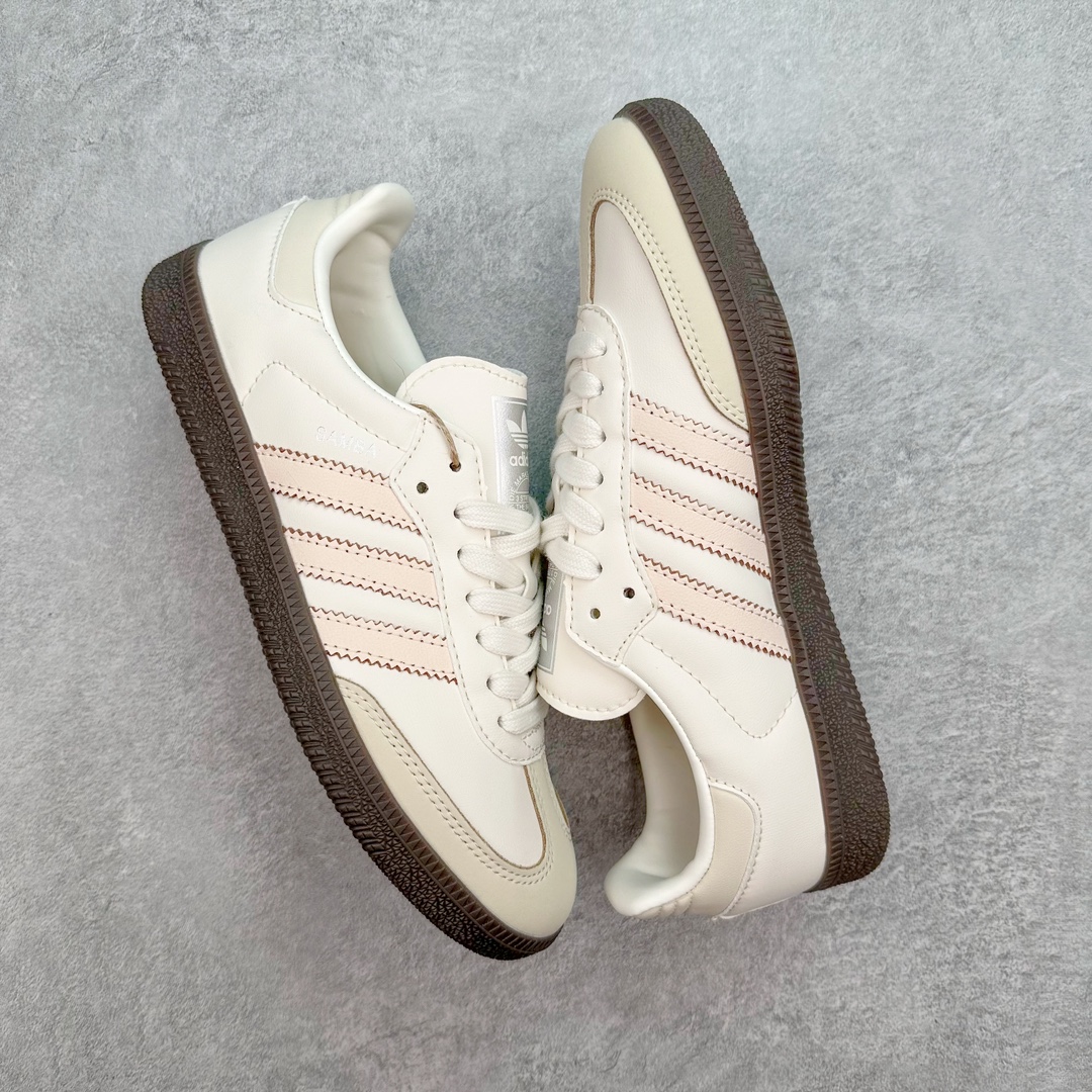 图片[3]-AD Original Samba OG 复古经典轻便板鞋 IH2751 这款桑巴鞋展示了高质量的工艺 带有装饰的超锁缝制和无缝的手感 柔软、柔软的皮革造型和标志性的3条纹完成了精致的外观 正规合身鞋带 鞋面上有绒面鞋垫 橡胶鞋底 享受正畸套筒软感 自50年代首次亮相以来就一直在赢得粉丝的青睐 尺码：36 36.5 37.5 38 38.5 39 40 40.5 41 42 42.5 43 44 44.5 45-选品中心