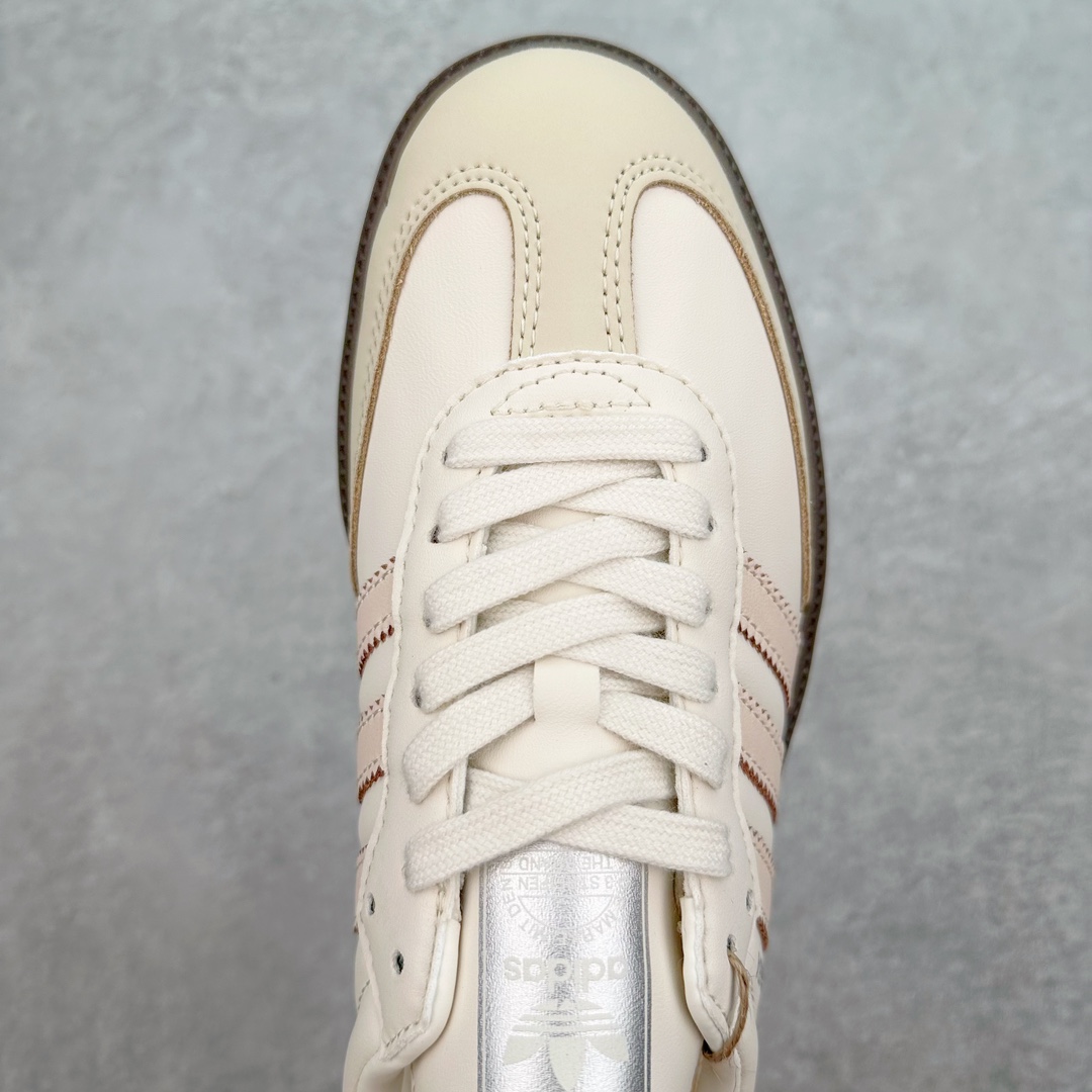 图片[4]-AD Original Samba OG 复古经典轻便板鞋 IH2751 这款桑巴鞋展示了高质量的工艺 带有装饰的超锁缝制和无缝的手感 柔软、柔软的皮革造型和标志性的3条纹完成了精致的外观 正规合身鞋带 鞋面上有绒面鞋垫 橡胶鞋底 享受正畸套筒软感 自50年代首次亮相以来就一直在赢得粉丝的青睐 尺码：36 36.5 37.5 38 38.5 39 40 40.5 41 42 42.5 43 44 44.5 45-选品中心