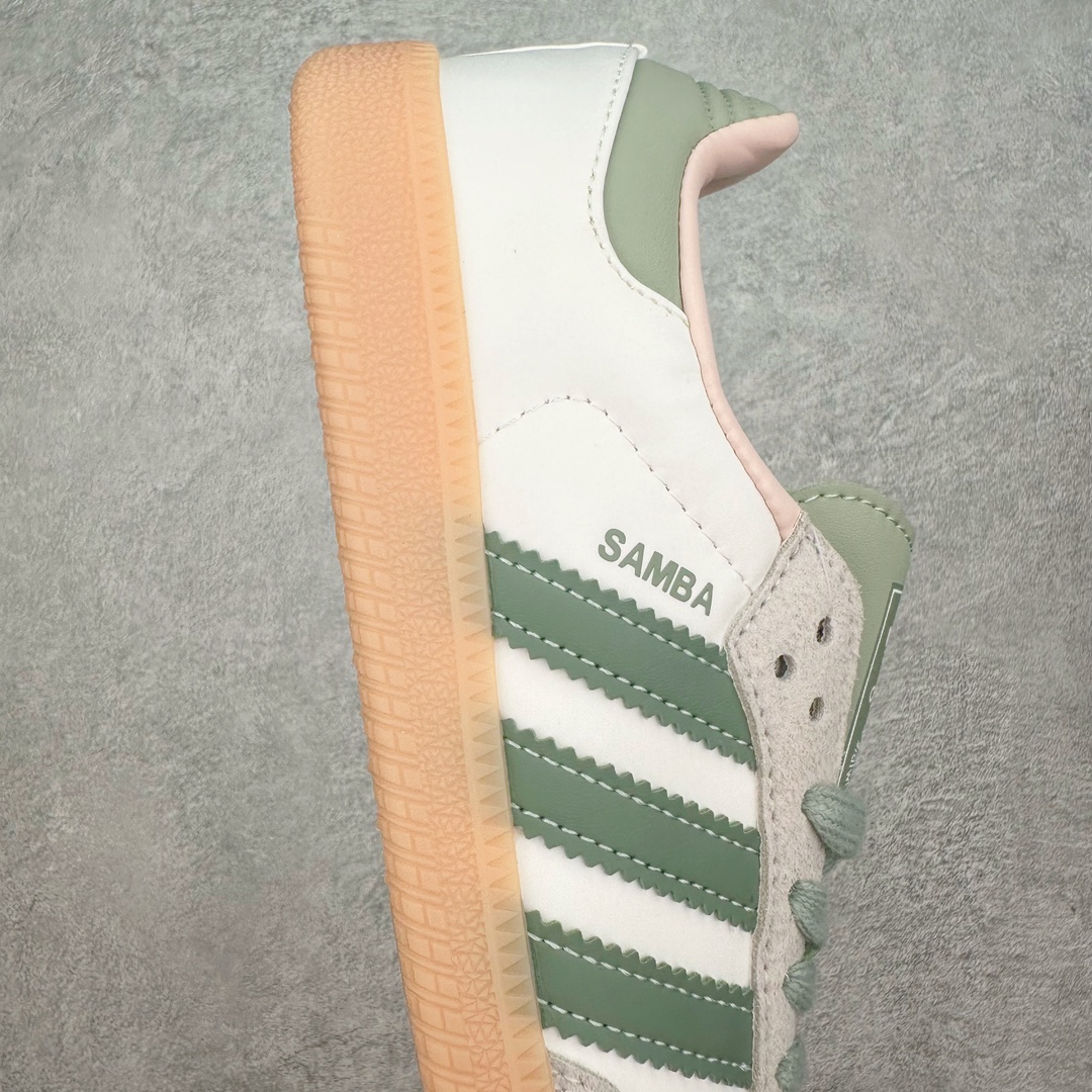 图片[6]-AD Original Samba OG 复古经典轻便板鞋 ID0942 这款桑巴鞋展示了高质量的工艺 带有装饰的超锁缝制和无缝的手感 柔软、柔软的皮革造型和标志性的3条纹完成了精致的外观 正规合身鞋带 鞋面上有绒面鞋垫 橡胶鞋底 享受正畸套筒软感 自50年代首次亮相以来就一直在赢得粉丝的青睐 尺码：36 36.5 37.5 38 38.5 39 40 40.5 41 42 42.5 43 44 44.5 45-选品中心