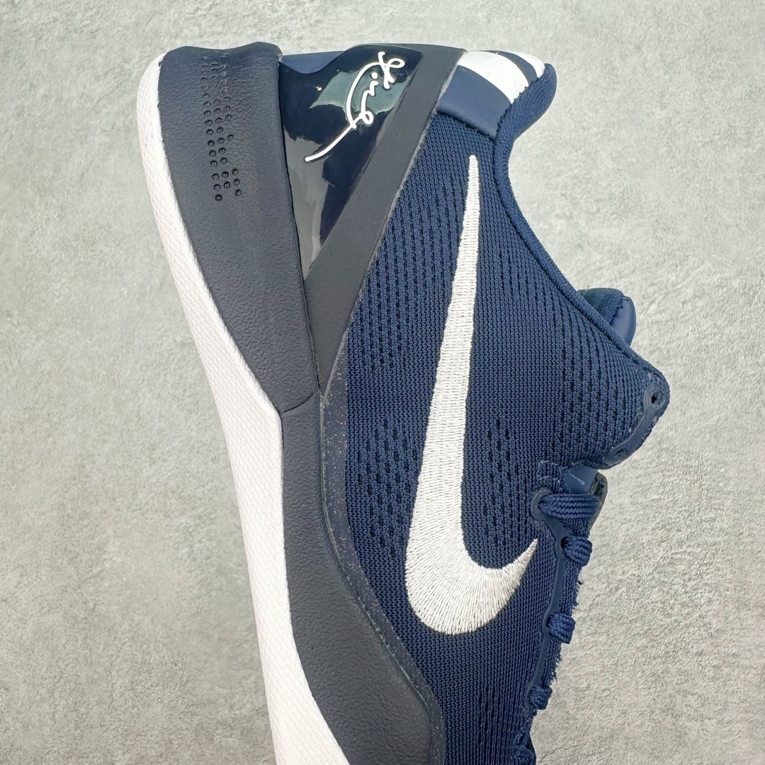 图片[6]-＃F版 NK Zoom Kobe Ⅷ System 科比8代复刻实战运动低帮文化篮球鞋HF9550-400 #独家原厂飞线工艺#鞋垫升级配备超厚PHYLON中底#前后掌部位搭载真Zoom气垫单元#塑料碳纤维支撑中板 KOBE VII体系的速度模块配备了 PHYLON 中底和在前后掌部位的 Zoom气垫单元，提供快速响应的缓冲。同时，采用低帮弹力鞋口设计，使鞋子能够紧贴脚踝提供更好的支撑。速度模块采用贴合脚面的舒适包裹设计，摒弃传统的鞋舌和鞋内套，使球鞋更加轻质。尺码：40 40.5 41 42 42.5 43 44 44.5 45 46-选品中心