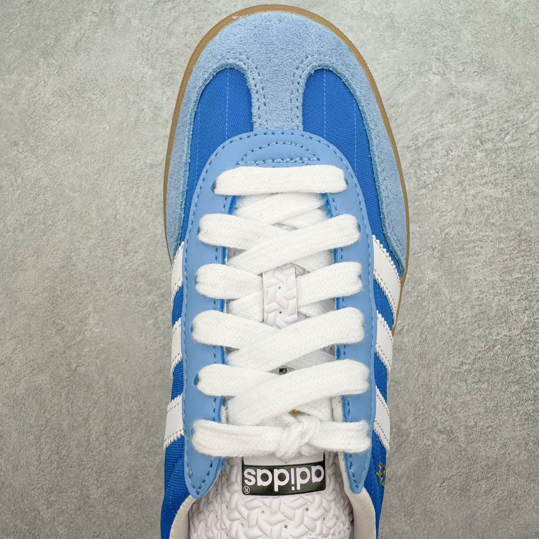 图片[4]-＃MF AD Original Gazelle Indoor Trainers 瞪羚室内鞋系列低帮复古百搭休闲运动德训风板鞋 IF9643 高端零售特供批次 原厂定制长毛翻毛皮组合环保纤维革鞋面材质 内置环保海玻璃鞋垫 外置RB橡胶大底 产品品控稳定性领先行业 原厂全套原楦原纸板冲刀磨具开发 原厂皮料加持 原厂港宝加持定型后跟R度完美 将复古进行到底 简约流畅 三十年不变经典 这款Gazelle运动鞋 无论面料、配色、质感或设计 都只在重现其1991年原款的经典 皮革鞋面 撞色三条纹和鞋跟标的设计 力求呈现90年代的经典复古风潮 Samba火热的同时 也带动了其它的复古鞋型 Gazelle便是其中一只 Gazelle Indoor拥有包边更宽的T字型鞋头 更好的保护运动员的前掌 浓浓的复古氛围感 非常适合现在流行的Cleanfit风格 尺码：35.5 36 36⅔ 37⅓ 38 38⅔ 39⅓ 40 40⅔ 41⅓ 42 42⅔ 43⅓ 44 44⅔ 45-选品中心