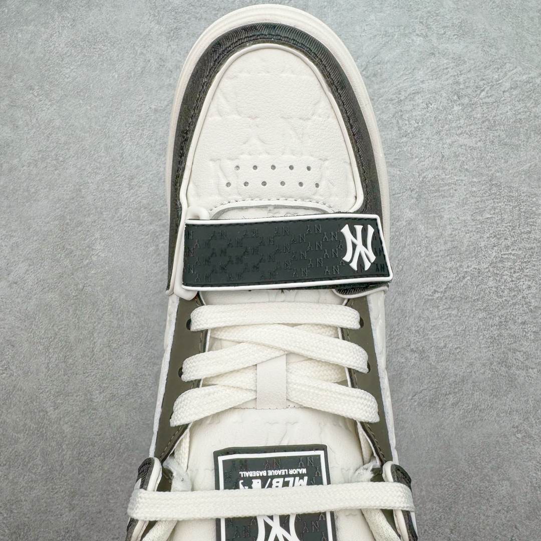 图片[4]-＃PB过验版 MLB Chunky Liner Basic 复古印花学长鞋系列低帮轻量增高厚底百搭休闲运动慢跑鞋板鞋 Korea韩国联名NY美国榄球纽约洋基队限定 目前可过轻松秒过各类鉴定 能操作的私聊 韩国代购专供 左脚内置NFC感应 区别市面贴纸假芯片 MLB专用菱形双针中底布 重点细节中底布带注胶孔 原厂NFC感应吊牌 支持鉴定 一个两位数 原盒原标 全套原楦原纸板原厂数据开发 中韩文保养标贴 绿色防霉片 平台代购专供 独家一比一RB+MD组合大底 高频后跟小人Logo精准对位立体饱满 正确网布加超迁鞋面 转印中底走线紧密 转印Logo工艺表层防刮不掉色 尺码：35 36 36.5 37.5 38 38.5 39 40 40.5 41 42 42.5 43 44 44.5 45-选品中心