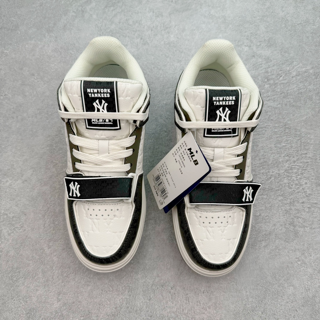 图片[2]-＃PB过验版 MLB Chunky Liner Basic 复古印花学长鞋系列低帮轻量增高厚底百搭休闲运动慢跑鞋板鞋 Korea韩国联名NY美国榄球纽约洋基队限定 目前可过轻松秒过各类鉴定 能操作的私聊 韩国代购专供 左脚内置NFC感应 区别市面贴纸假芯片 MLB专用菱形双针中底布 重点细节中底布带注胶孔 原厂NFC感应吊牌 支持鉴定 一个两位数 原盒原标 全套原楦原纸板原厂数据开发 中韩文保养标贴 绿色防霉片 平台代购专供 独家一比一RB+MD组合大底 高频后跟小人Logo精准对位立体饱满 正确网布加超迁鞋面 转印中底走线紧密 转印Logo工艺表层防刮不掉色 尺码：35 36 36.5 37.5 38 38.5 39 40 40.5 41 42 42.5 43 44 44.5 45-选品中心