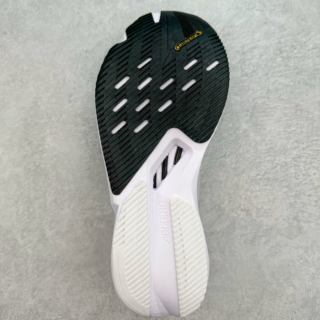 图片[9]-AD Adizero Boston 12 波士顿夏季透气网眼竞速跑鞋 延续爪型玻璃纤维推进系统 进化为全掌式的ENERGY RODS 2.0 从脚跟到脚趾的一体成形设计 强化整体推进力 提升速度表现 升级透气鞋面更具支撑性 利用ENGINEERED MESH技术进行不同密度织纹 强化支撑性 更使用50%以上的回收材料製成 减低塑料浪费 此外变薄的鞋舌为前掌提供更多空间 提供跑者更好的穿着感受 马牌轮胎大底耐磨性佳 大底全掌采用耐磨的Continental马牌轮胎大底 在各种环境下保有良好抓地力 尺码：36 36.5 37 38 38.5 39 40 40.5 41 42 42.5 43 44 44.5 45-选品中心