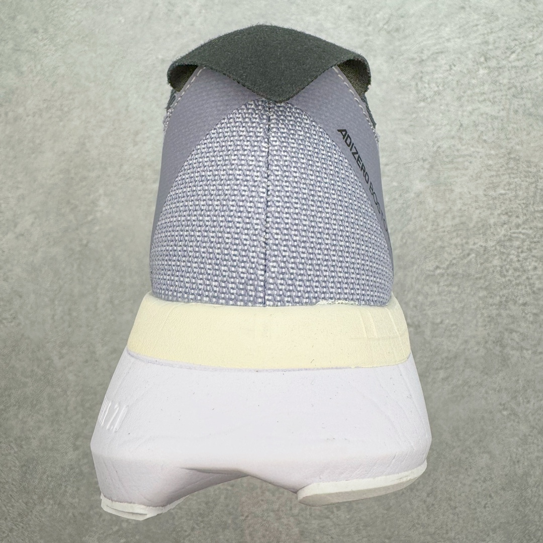图片[8]-AD Adizero Boston 12 波士顿夏季透气网眼竞速跑鞋 延续爪型玻璃纤维推进系统 进化为全掌式的ENERGY RODS 2.0 从脚跟到脚趾的一体成形设计 强化整体推进力 提升速度表现 升级透气鞋面更具支撑性 利用ENGINEERED MESH技术进行不同密度织纹 强化支撑性 更使用50%以上的回收材料製成 减低塑料浪费 此外变薄的鞋舌为前掌提供更多空间 提供跑者更好的穿着感受 马牌轮胎大底耐磨性佳 大底全掌采用耐磨的Continental马牌轮胎大底 在各种环境下保有良好抓地力 尺码：36 36.5 37 38 38.5 39 40 40.5 41 42 42.5 43 44 44.5 45-选品中心