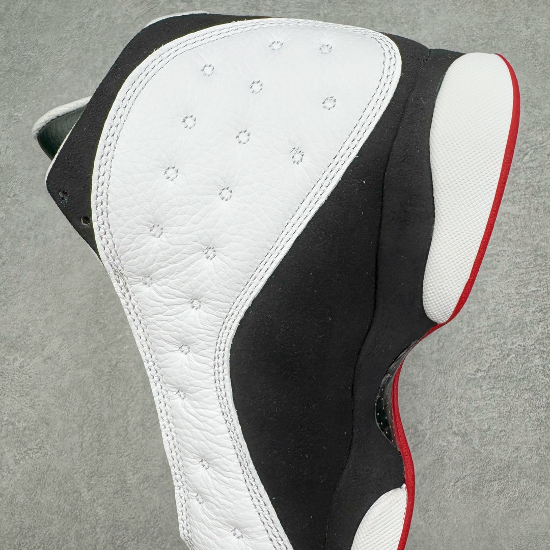 图片[7]-＃QD纯原 Air Jordan AJ13 Retro 黑白熊猫 414571-104 外贸特供批次 原楦原档案数据开模打造 公司渠道原装全息3D猫眼 原鞋开发 版型近乎零偏差 采购原厂皮料 LOGO五金部件高价开发私模 杜绝一眼假版本 原厂档案开模大底 共3层贴合工艺 三层中间加入海玻璃缓震鞋垫 大底采用进口一次MD而非市面二次MD低价原料成型 进口MD材料异味较少比原鞋还少 市面异味大刺鼻 尺码：40.5 41 42 42.5 43 44 44.5 45 46 47.5 48.5-选品中心
