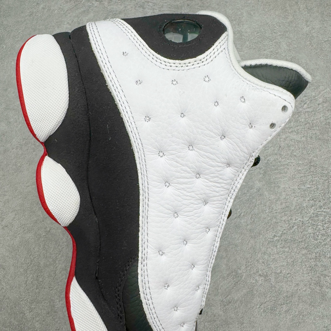 图片[6]-＃QD纯原 Air Jordan AJ13 Retro 黑白熊猫 414571-104 外贸特供批次 原楦原档案数据开模打造 公司渠道原装全息3D猫眼 原鞋开发 版型近乎零偏差 采购原厂皮料 LOGO五金部件高价开发私模 杜绝一眼假版本 原厂档案开模大底 共3层贴合工艺 三层中间加入海玻璃缓震鞋垫 大底采用进口一次MD而非市面二次MD低价原料成型 进口MD材料异味较少比原鞋还少 市面异味大刺鼻 尺码：40.5 41 42 42.5 43 44 44.5 45 46 47.5 48.5-选品中心