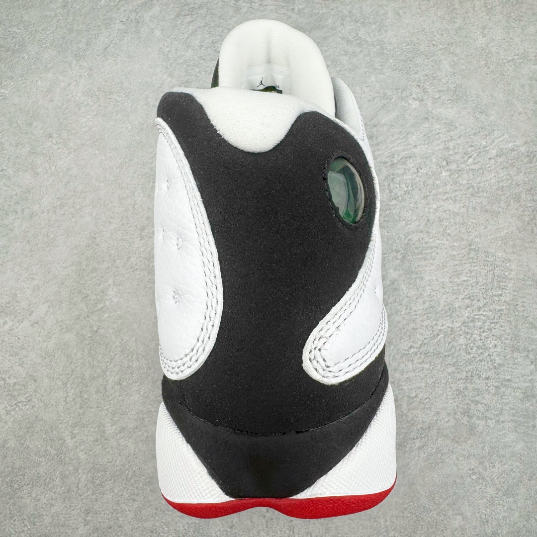 图片[8]-＃QD纯原 Air Jordan AJ13 Retro 黑白熊猫 414571-104 外贸特供批次 原楦原档案数据开模打造 公司渠道原装全息3D猫眼 原鞋开发 版型近乎零偏差 采购原厂皮料 LOGO五金部件高价开发私模 杜绝一眼假版本 原厂档案开模大底 共3层贴合工艺 三层中间加入海玻璃缓震鞋垫 大底采用进口一次MD而非市面二次MD低价原料成型 进口MD材料异味较少比原鞋还少 市面异味大刺鼻 尺码：40.5 41 42 42.5 43 44 44.5 45 46 47.5 48.5-选品中心