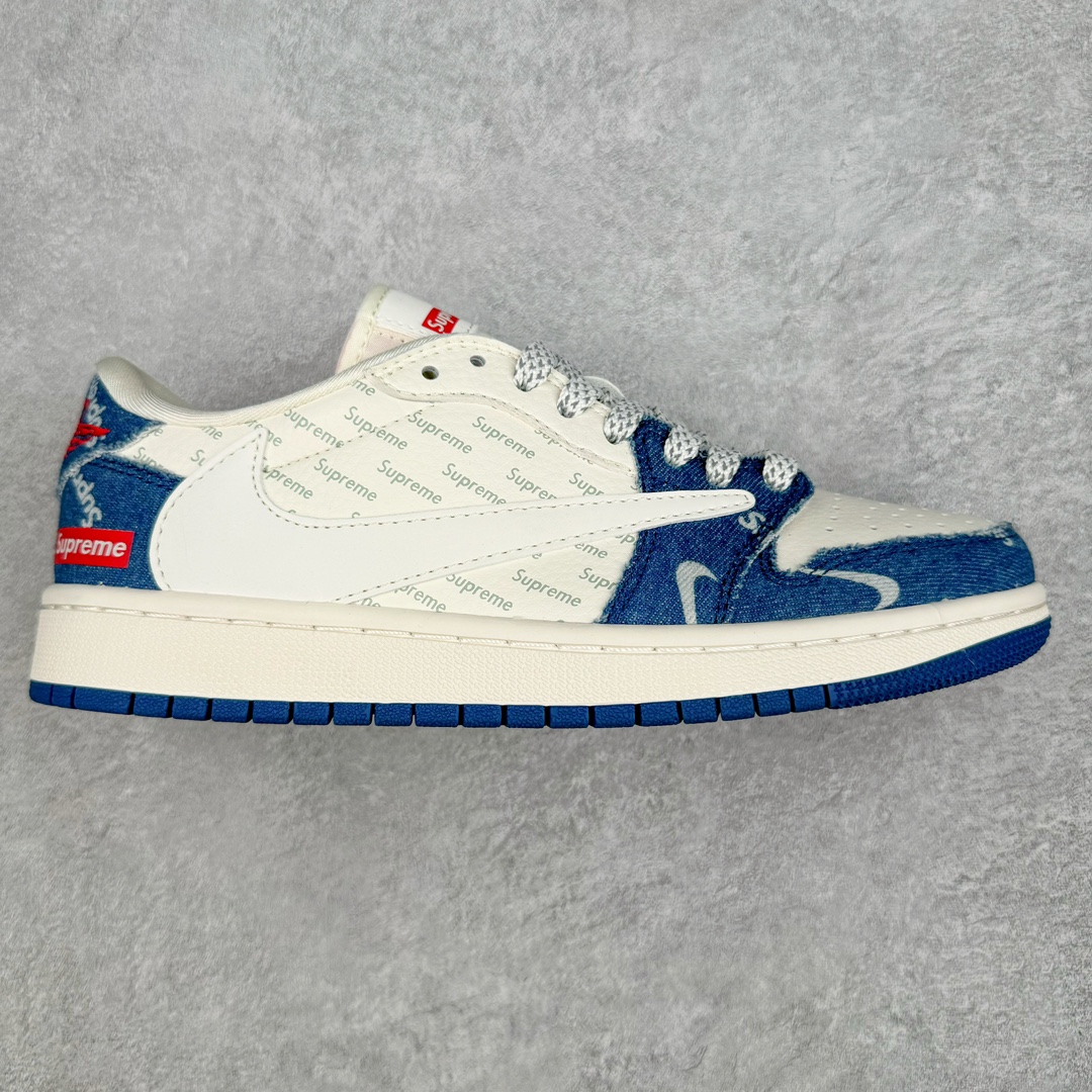 TS x Air Jordan AJ1 Low 倒钩低帮联名定制配色 LJ5188-001 原厂内置气垫魔块 A模大底 头层小牛皮 鞋舌AJ原厂专用牛津布+AJ专用反口珍珠布+原厂无杂质高弹内里海棉+特殊封边弹力鞋带 尺码：36 36.5 37.5 38 38.5 39 40 40.5 41 42 42.5 43 44 44.5 45 46 47.5-选品中心