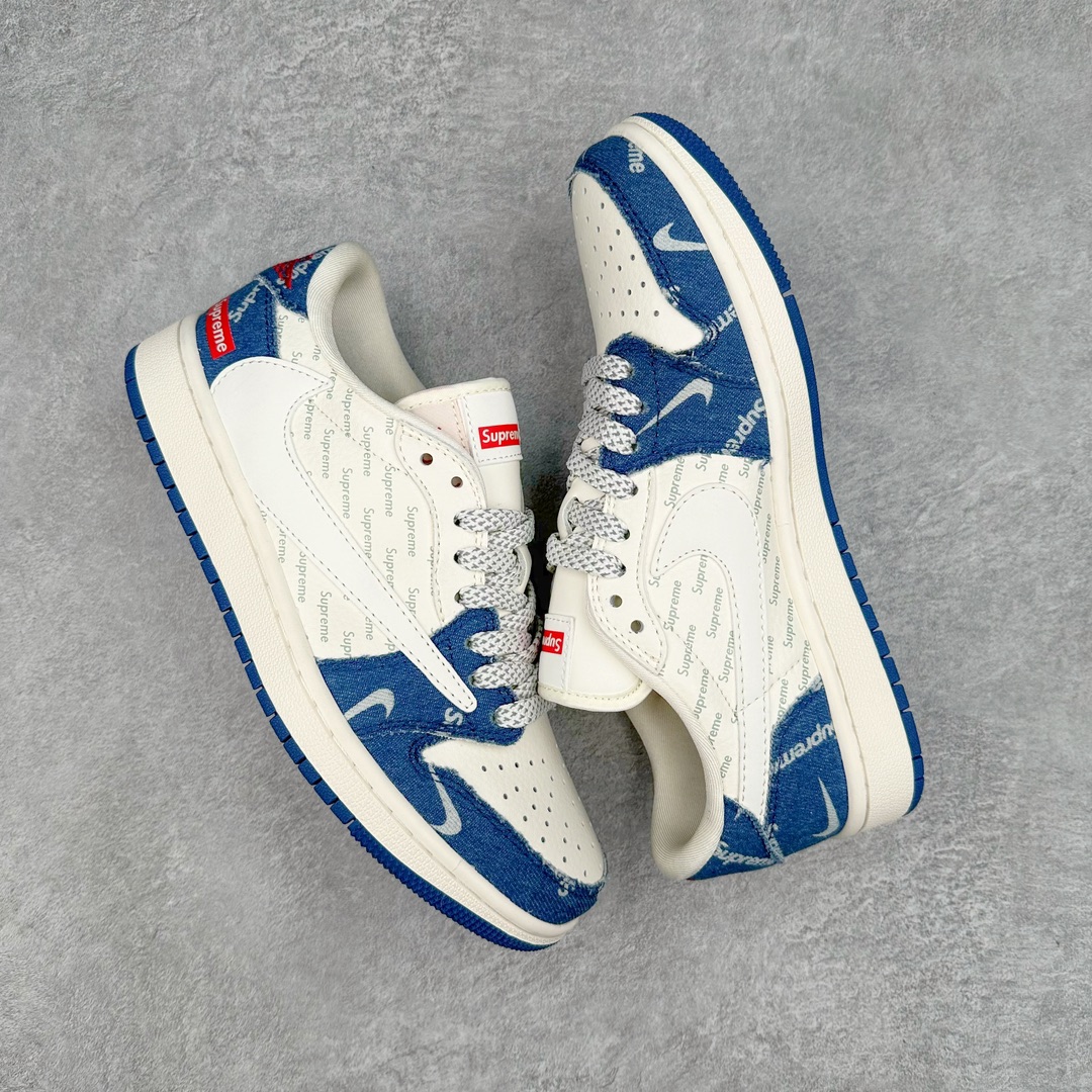 图片[3]-TS x Air Jordan AJ1 Low 倒钩低帮联名定制配色 LJ5188-001 原厂内置气垫魔块 A模大底 头层小牛皮 鞋舌AJ原厂专用牛津布+AJ专用反口珍珠布+原厂无杂质高弹内里海棉+特殊封边弹力鞋带 尺码：36 36.5 37.5 38 38.5 39 40 40.5 41 42 42.5 43 44 44.5 45 46 47.5-选品中心