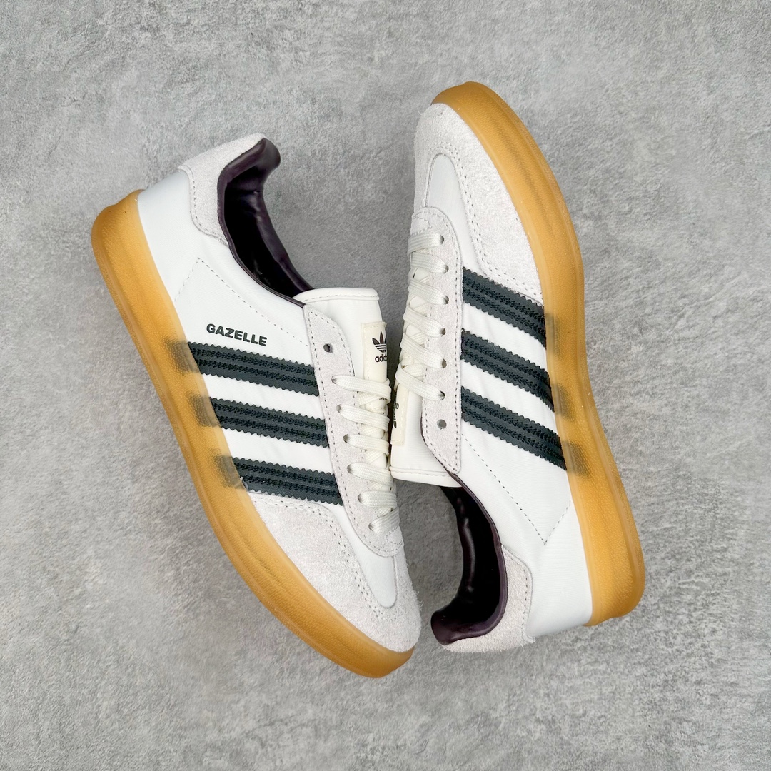 图片[3]-AD Gazelle Indoor Trainers 羚羊内训系列低帮复古百搭休闲运动德训风板鞋 IH9985 90年代经典的复刻版！自60年代以足球训练鞋面世以来,Gazelle就以其经典设计席卷全球。1991年版本的复刻,再造经典Gazelle。采用皮革打造,搭配浊色细节,让这款经典更加简约。尺码：36 36⅔ 37⅓ 38 38⅔ 39⅓ 40 40⅔ 41⅓ 42 42⅔ 43⅓ 44 45-选品中心