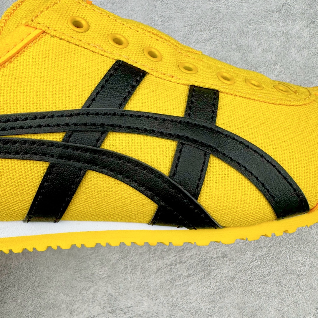 图片[19]-＃HK纯原福利 Asics Onitsuka Tiger MEXICO 66 亚瑟士鬼冢虎复古经典板鞋 市场最强版本 原厂牛津布加持 海外订单工厂出品 超成熟稳定的做工品控 原装全套纸板楦头开发 原汁原味 完美呈现版型 私模正确鞋底咬花纹路 一比一鞋头弧度高度鞋身弧度 绝不口嗨 细节品控鞋型随意秒杀市面 原档咬花纹路私模大底 一个单元有六个三角形 总体形拼接呈现花瓣状 官方四联吊牌 原装Ortholite轻量化鞋垫 原盒原配 质保卡 说明书 钢印防尘纸 纸板中底带钢印 乳胶组合鞋垫 支持全方位的对比专柜 产品从款式颜色造型上体现出追求舒适和细节的完美 鞋类更是推崇手工制作的严谨与完美 融舒适性与可穿性的设计风格 注重细节的完美和别致魅力 既保持稳重 又不失轻松的时尚感 尺码：36 37 37.5 38 39 39.5 40 40.5 41.5 42 42.5 43.5 44 45 46-选品中心