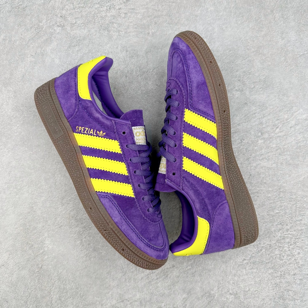图片[3]-AD Originals Handball SPZL 手球运动员系列百搭休闲运动板鞋 GW1398 这款来自阿迪达斯的这款HANDBALL SPZL前身是一双手球运动鞋，这一次拿来复刻，所以鞋面的主要色彩选用了黑色， 鞋面外侧除了Spezial字母之外还有三叶草标志。Handball SPZL作为复古手球训练鞋与作为室内足球鞋的Samba有着异曲同工之处，但是质感更为出众的鞋身以及丰富的配色选择比起Samba来讲可以说是更胜一筹了！尺码：36 36⅔ 37⅓ 38 38⅔ 39⅓ 40 40⅔ 41⅓ 42 42⅔ 43⅓ 44 45-选品中心