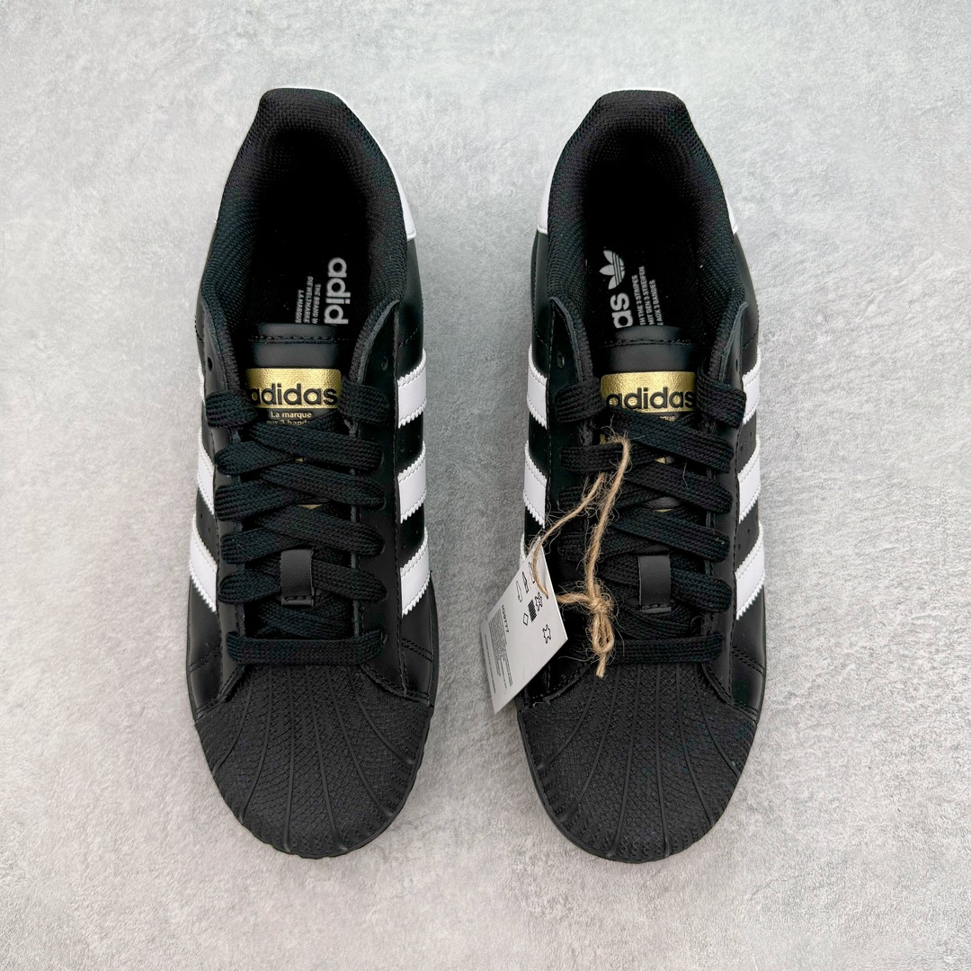 图片[2]-＃绿X特供 AD Originals Superstar 经典复古贝壳头厚底板鞋 IF9777 独家控货 平台正单 全鞋百分百原材料 全鞋电脑针车 Logo针车间距针数原版一致 皮料切割冲裁零瑕疵 原鞋一致含胶量大底 原盒中文内外标 大几率过验 不对比市面只对比原鞋 只服务最高端市场 尺码：35 36 36.5 37 38 38.5 39 40 40.5 41 42 42.5 43 44 44.5 45-选品中心