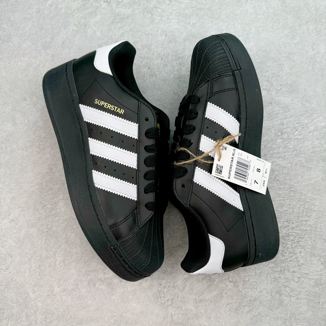 图片[3]-＃绿X特供 AD Originals Superstar 经典复古贝壳头厚底板鞋 IF9777 独家控货 平台正单 全鞋百分百原材料 全鞋电脑针车 Logo针车间距针数原版一致 皮料切割冲裁零瑕疵 原鞋一致含胶量大底 原盒中文内外标 大几率过验 不对比市面只对比原鞋 只服务最高端市场 尺码：35 36 36.5 37 38 38.5 39 40 40.5 41 42 42.5 43 44 44.5 45-选品中心