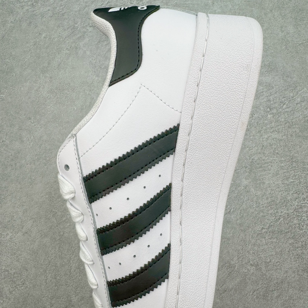 图片[7]-＃绿X特供 AD Originals Superstar 经典复古贝壳头厚底板鞋 IF3001 独家控货 平台正单 全鞋百分百原材料 全鞋电脑针车 Logo针车间距针数原版一致 皮料切割冲裁零瑕疵 原鞋一致含胶量大底 原盒中文内外标 大几率过验 不对比市面只对比原鞋 只服务最高端市场 尺码：35 36 36.5 37 38 38.5 39 40 40.5 41 42 42.5 43 44 44.5 45-选品中心