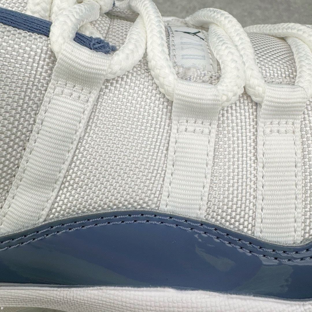 图片[16]-＃Y3纯原 Air Jordan AJ11 Low WMNS \\\”Diffused Blue\\\” 低帮 海军蓝 FV5104-104 外贸特供批次 原楦原档案数据开模打造 原厂中底拉帮钢印 原厂漆皮 防冻不开裂 头层皮料 原装鞋撑 水晶大底正确色度色泽 原楦原数据刺绣 原厂车缝走线及对位 毫厘不差 飞人logo采用原数据电脑刺绣 原装正品碳纤维真实碳板 增强抗扭 原内标 原盒标 正确官方原盒 原厂防氧化水晶外底 原厂配套厂全掌solo气垫 独家尺码：40 40.5 41 42 42.5 43 44 44.5 45 45.5 46 47.5 48.5-选品中心