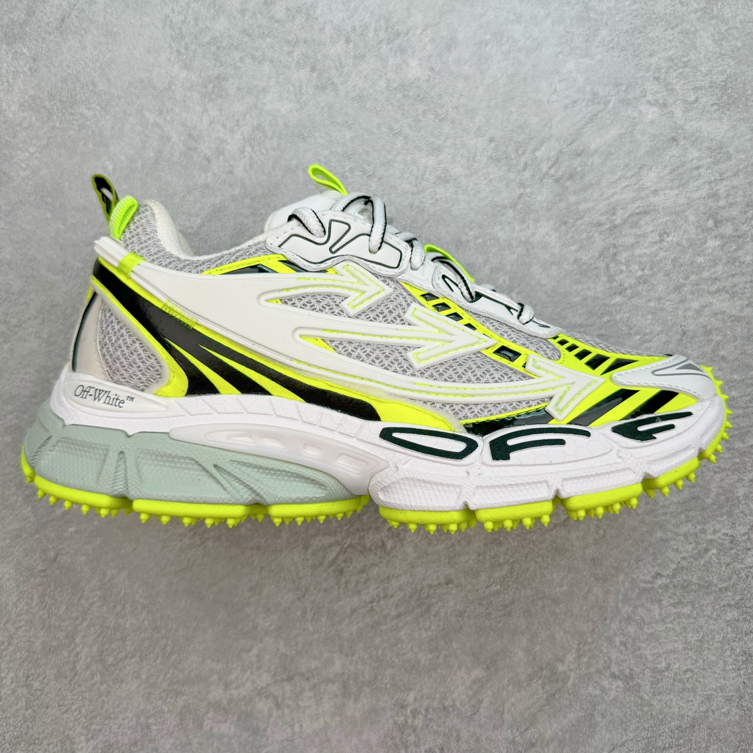 Off-White C/O VirGil Abloh 2024s OW最新款情侣款跑鞋 百分百原盒正确版 原楦原纸板数据开发 4层分离大底 鞋面采用3d立体打印和多种材料拼接而成 防滑耐磨透气性轻便跑鞋 为曾经爆火 并且定位奢潮领域的标志性品牌 Off-White 仍需要不断更新符合当下潮流时尚的复古运动鞋款，以期收获基本盘消费者的关注🌝并将标志性箭头设计置于显著位置。🧊估计将在未来几个月登陆品牌专柜，喜欢的朋友切莫错过✔️ 鞋面：透气网布➕各种特殊定制材料拼接而成✔️ 大底：md+tpu+橡胶组合大底 尺码：35 36 37 38 39 40 41 42 43 44 45-选品中心