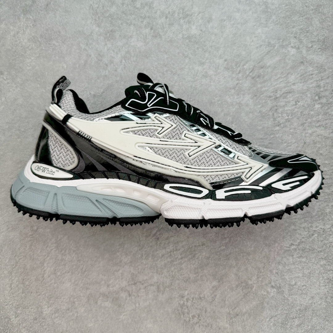 Off-White C/O VirGil Abloh 2024s OW最新款情侣款跑鞋 百分百原盒正确版 原楦原纸板数据开发 4层分离大底 鞋面采用3d立体打印和多种材料拼接而成 防滑耐磨透气性轻便跑鞋 为曾经爆火 并且定位奢潮领域的标志性品牌 Off-White 仍需要不断更新符合当下潮流时尚的复古运动鞋款，以期收获基本盘消费者的关注🌝并将标志性箭头设计置于显著位置。🧊估计将在未来几个月登陆品牌专柜，喜欢的朋友切莫错过✔️ 鞋面：透气网布➕各种特殊定制材料拼接而成✔️ 大底：md+tpu+橡胶组合大底 尺码：35 36 37 38 39 40 41 42 43 44 45-选品中心