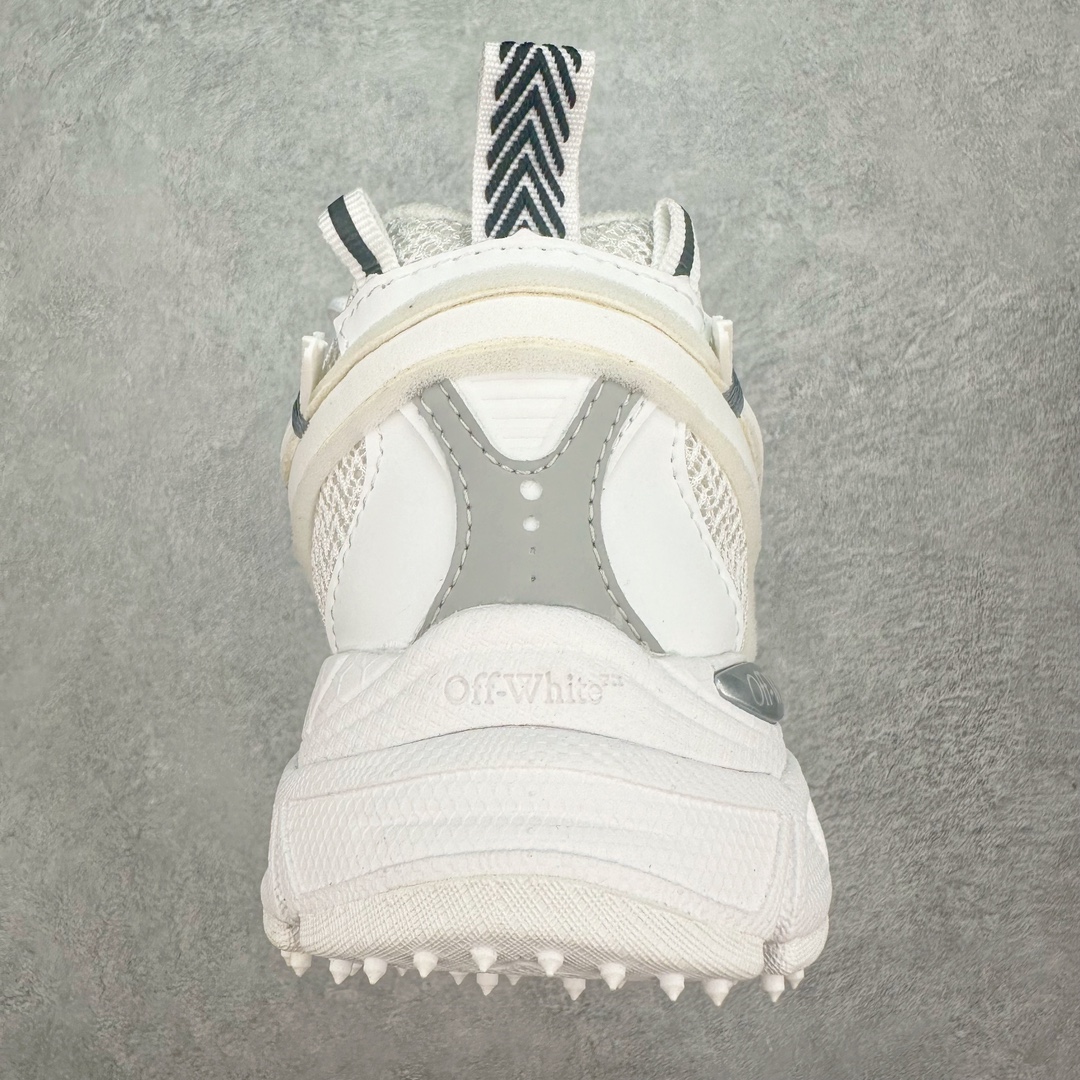 图片[8]-Off-White C/O VirGil Abloh 2024s OW最新款情侣款跑鞋 百分百原盒正确版 原楦原纸板数据开发 4层分离大底 鞋面采用3d立体打印和多种材料拼接而成 防滑耐磨透气性轻便跑鞋 为曾经爆火 并且定位奢潮领域的标志性品牌 Off-White 仍需要不断更新符合当下潮流时尚的复古运动鞋款，以期收获基本盘消费者的关注🌝并将标志性箭头设计置于显著位置。🧊估计将在未来几个月登陆品牌专柜，喜欢的朋友切莫错过✔️ 鞋面：透气网布➕各种特殊定制材料拼接而成✔️ 大底：md+tpu+橡胶组合大底 尺码：35 36 37 38 39 40 41 42 43 44 45-选品中心