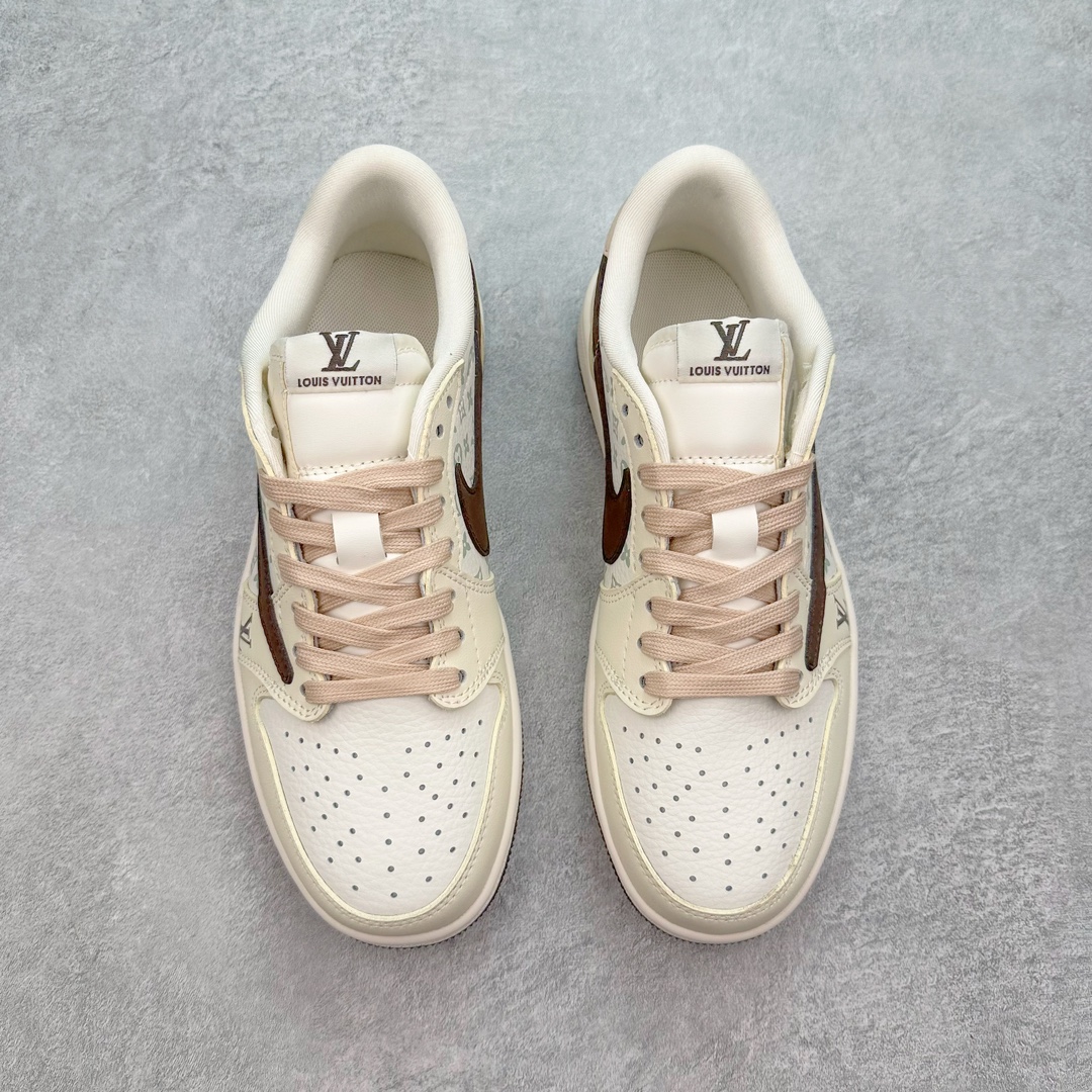 图片[2]-💰250 TS x Air Jordan AJ1 Low 倒钩低帮联名定制配色 LJ5188-006 原厂内置气垫魔块 A模大底 头层小牛皮 鞋舌AJ原厂专用牛津布+AJ专用反口珍珠布+原厂无杂质高弹内里海棉+特殊封边弹力鞋带 SIZE：36 36.5 37.5 38 38.5 39 40 40.5 41 42 42.5 43 44 44.5 45 46 47.5 编码：Dby3936020-运动鞋