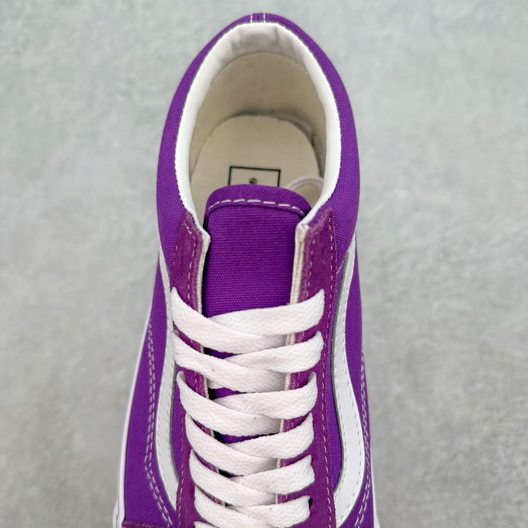 图片[5]-💰120 Vans Old Skool 36 DX 紫白n范斯官方 安纳海姆复古低帮休闲帆布鞋 货号：VN0007NT1N8 尺码：35 36 36.5 37 38 38.5 39 40 40.5 41 42.5 43 44 编码：by1936090-运动鞋