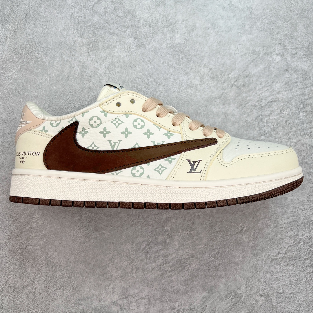 💰250 TS x Air Jordan AJ1 Low 倒钩低帮联名定制配色 LJ5188-006 原厂内置气垫魔块 A模大底 头层小牛皮 鞋舌AJ原厂专用牛津布+AJ专用反口珍珠布+原厂无杂质高弹内里海棉+特殊封边弹力鞋带 SIZE：36 36.5 37.5 38 38.5 39 40 40.5 41 42 42.5 43 44 44.5 45 46 47.5 编码：Dby3936020-运动鞋