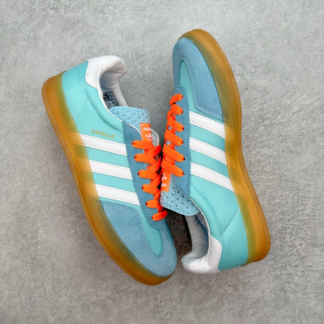 图片[3]-💰100 ＃TG福利特价‼AD Gazelle Indoor Trainers 羚羊内训系列低帮复古百搭休闲运动德训风板鞋 90年代经典的复刻版 自60年代以足球训练鞋面世以来 Gazelle就以其经典设计席卷全球 1991年版本的复刻 再造经典Gazelle 采用皮革打造 搭配浊色细节 让这款经典更加简约 尺码：35⅓ 36 36⅔ 37⅓ 38 38⅔ 39⅓ 40 40⅔ 41⅓ 42 42⅔ 43⅓ 44 45 编码：by1936070-运动鞋