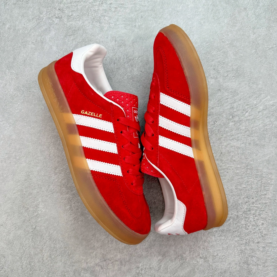 图片[3]-💰100 ＃TG福利特价‼AD Gazelle Indoor Trainers 羚羊内训系列低帮复古百搭休闲运动德训风板鞋 90年代经典的复刻版 自60年代以足球训练鞋面世以来 Gazelle就以其经典设计席卷全球 1991年版本的复刻 再造经典Gazelle 采用皮革打造 搭配浊色细节 让这款经典更加简约 尺码：35⅓ 36 36⅔ 37⅓ 38 38⅔ 39⅓ 40 40⅔ 41⅓ 42 42⅔ 43⅓ 44 45 编码：by1936070-运动鞋