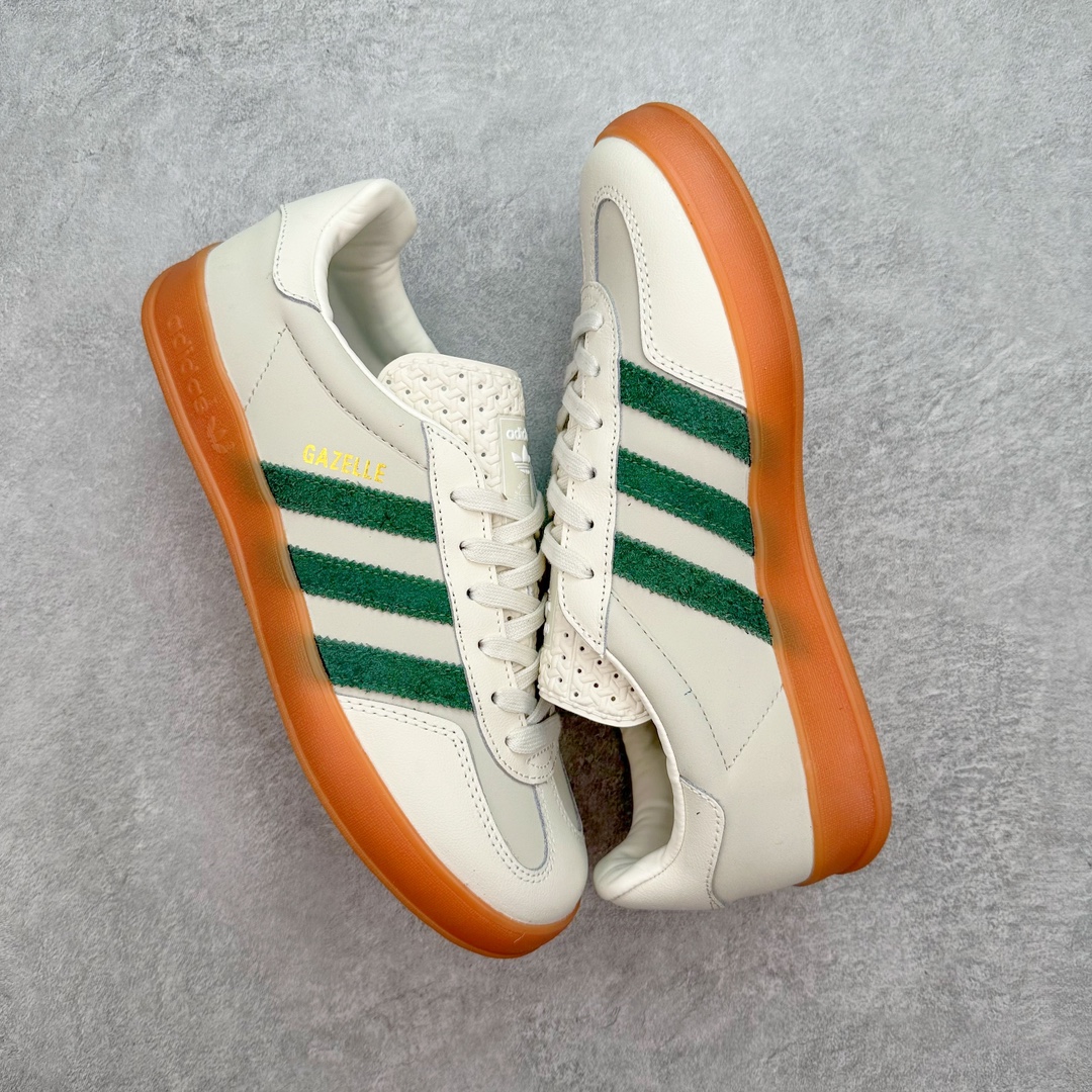 图片[3]-💰100 ＃TG福利特价‼AD Gazelle Indoor Trainers 羚羊内训系列低帮复古百搭休闲运动德训风板鞋 90年代经典的复刻版 自60年代以足球训练鞋面世以来 Gazelle就以其经典设计席卷全球 1991年版本的复刻 再造经典Gazelle 采用皮革打造 搭配浊色细节 让这款经典更加简约 尺码：35⅓ 36 36⅔ 37⅓ 38 38⅔ 39⅓ 40 40⅔ 41⅓ 42 42⅔ 43⅓ 44 45 编码：by1936070-运动鞋