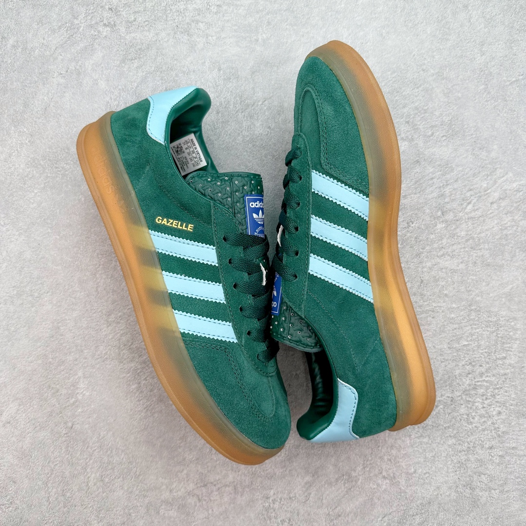 图片[3]-💰100 ＃TG福利特价‼AD Gazelle Indoor Trainers 羚羊内训系列低帮复古百搭休闲运动德训风板鞋 90年代经典的复刻版 自60年代以足球训练鞋面世以来 Gazelle就以其经典设计席卷全球 1991年版本的复刻 再造经典Gazelle 采用皮革打造 搭配浊色细节 让这款经典更加简约 尺码：35⅓ 36 36⅔ 37⅓ 38 38⅔ 39⅓ 40 40⅔ 41⅓ 42 42⅔ 43⅓ 44 45 编码：by1936070-运动鞋