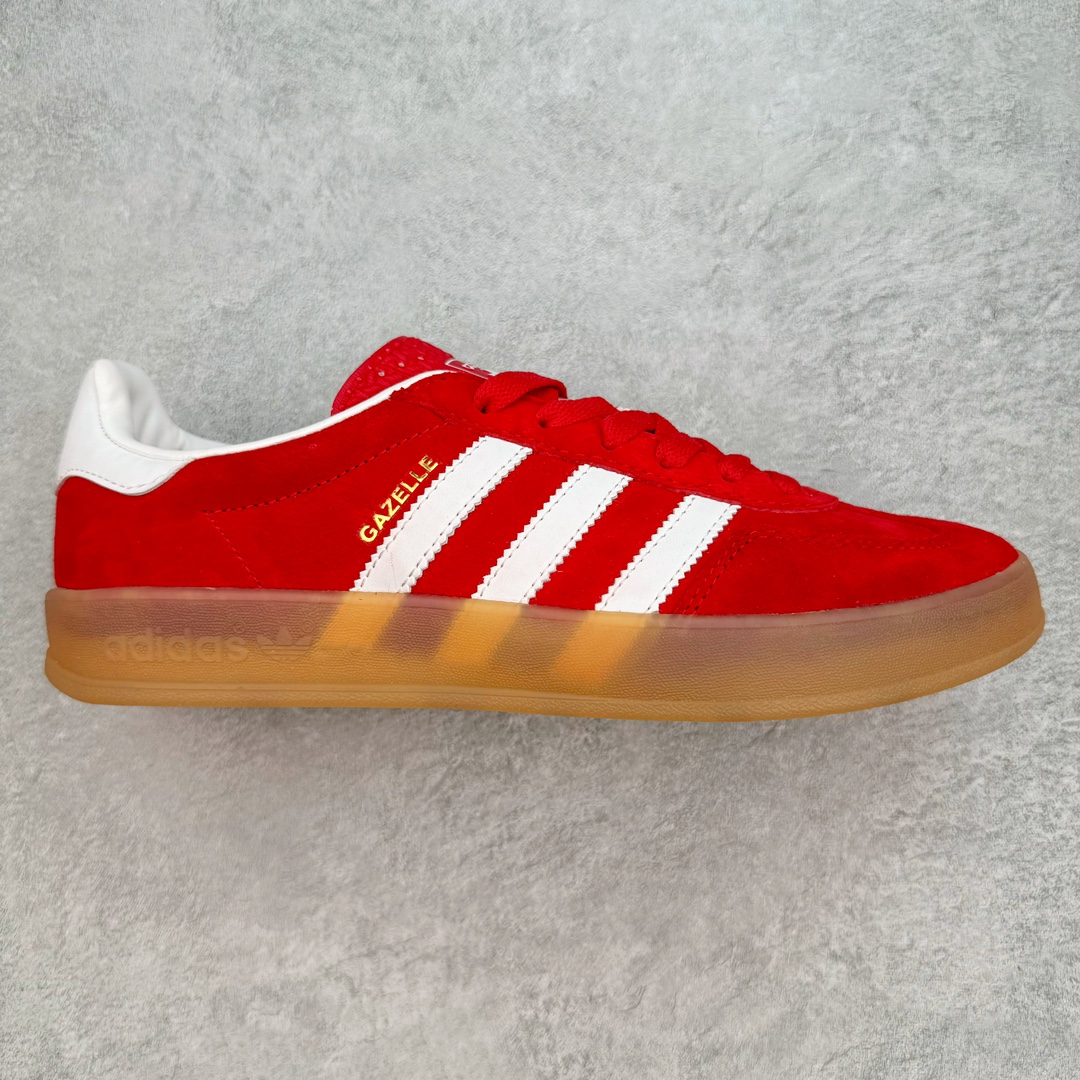 💰100 ＃TG福利特价‼AD Gazelle Indoor Trainers 羚羊内训系列低帮复古百搭休闲运动德训风板鞋 90年代经典的复刻版 自60年代以足球训练鞋面世以来 Gazelle就以其经典设计席卷全球 1991年版本的复刻 再造经典Gazelle 采用皮革打造 搭配浊色细节 让这款经典更加简约 尺码：35⅓ 36 36⅔ 37⅓ 38 38⅔ 39⅓ 40 40⅔ 41⅓ 42 42⅔ 43⅓ 44 45 编码：by1936070-运动鞋