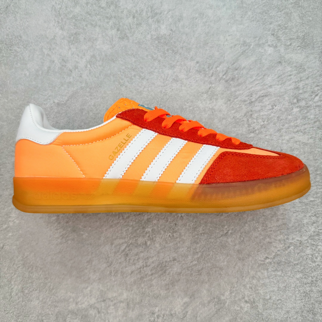 💰100 ＃TG福利特价‼AD Gazelle Indoor Trainers 羚羊内训系列低帮复古百搭休闲运动德训风板鞋 90年代经典的复刻版 自60年代以足球训练鞋面世以来 Gazelle就以其经典设计席卷全球 1991年版本的复刻 再造经典Gazelle 采用皮革打造 搭配浊色细节 让这款经典更加简约 尺码：35⅓ 36 36⅔ 37⅓ 38 38⅔ 39⅓ 40 40⅔ 41⅓ 42 42⅔ 43⅓ 44 45 编码：by1936070-运动鞋