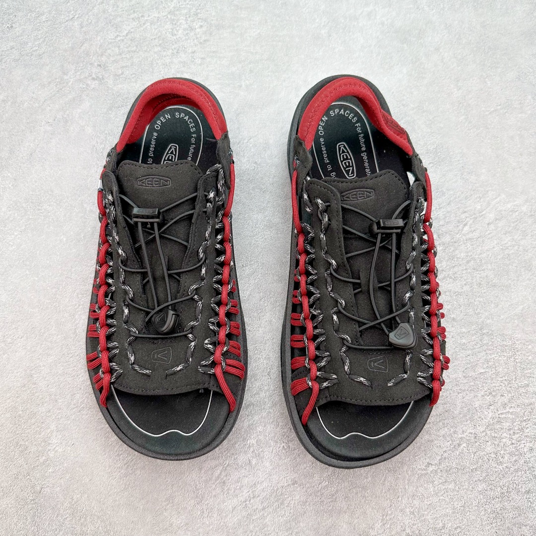 图片[2]-人气户外休闲鞋品牌-科恩Keen Uneek Flat-M 平底编织弹力穿搭溯溪涉水休闲户外凉鞋 #外贸订单出口品质#采用进口机台编制两根尼龙绳组成鞋面(快干衬里原料!!)#原装轻量级EVA中底缓震材质组合防滑橡胶外底部 夏季潮鞋,文青界的凉鞋至尊 都市机能户外品牌 KEEN 向来积极为其旗下大热鞋款 UNEEK 推出联名款，后跟为全封闭设计，快干衬里，HIGH-TRACTION橡胶外底，及轻量级EVA中底，达到轻量缓震的同时减轻重量。尺码：35 36 37 38 40 41 42 43 44 45-选品中心