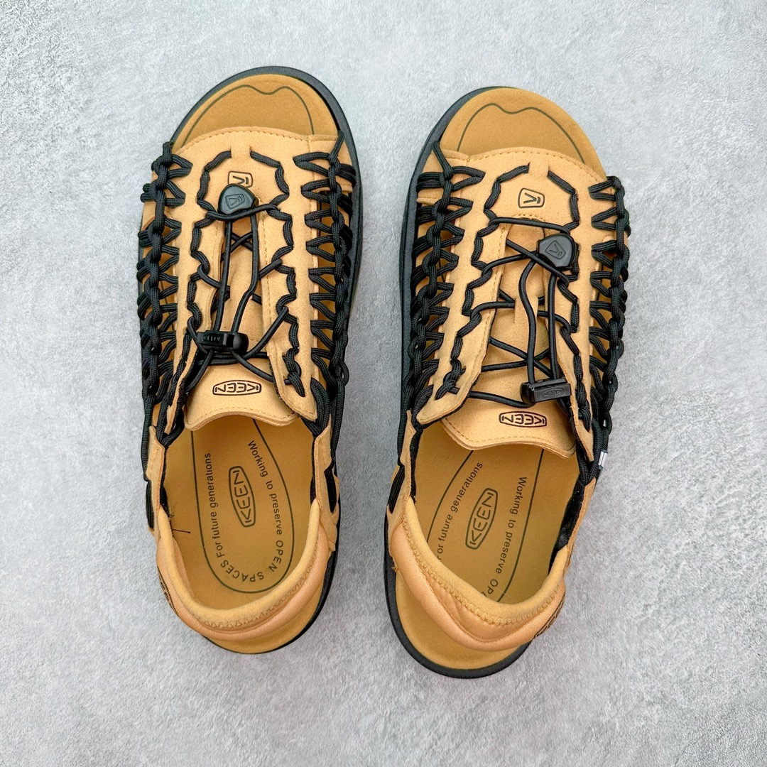 图片[3]-人气户外休闲鞋品牌-科恩Keen Uneek Flat-M 平底编织弹力穿搭溯溪涉水休闲户外凉鞋 #外贸订单出口品质#采用进口机台编制两根尼龙绳组成鞋面(快干衬里原料!!)#原装轻量级EVA中底缓震材质组合防滑橡胶外底部 夏季潮鞋,文青界的凉鞋至尊 都市机能户外品牌 KEEN 向来积极为其旗下大热鞋款 UNEEK 推出联名款，后跟为全封闭设计，快干衬里，HIGH-TRACTION橡胶外底，及轻量级EVA中底，达到轻量缓震的同时减轻重量。尺码：35 36 37 38 40 41 42 43 44 45-选品中心