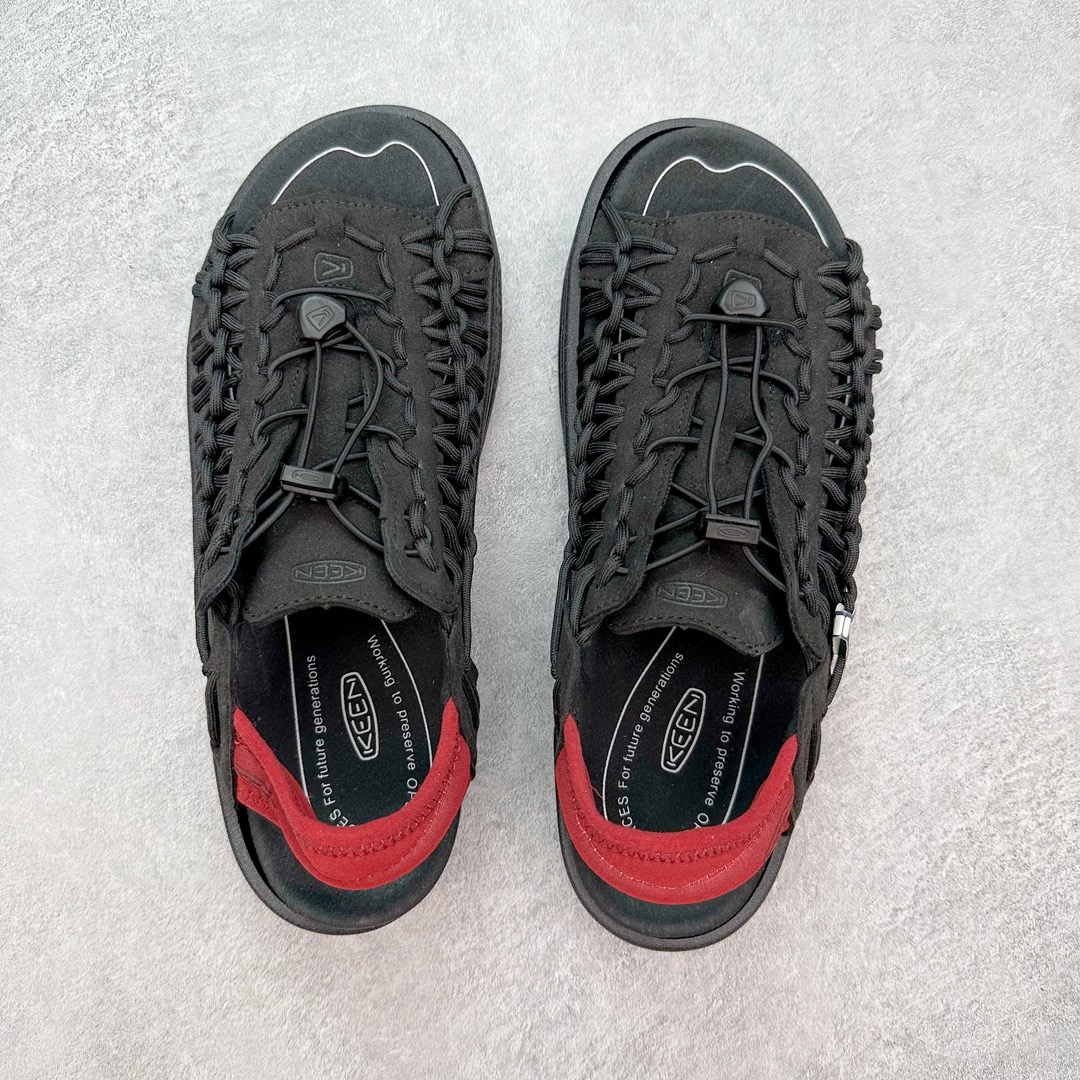 图片[3]-人气户外休闲鞋品牌-科恩Keen Uneek Flat-M 平底编织弹力穿搭溯溪涉水休闲户外凉鞋 #外贸订单出口品质#采用进口机台编制两根尼龙绳组成鞋面(快干衬里原料!!)#原装轻量级EVA中底缓震材质组合防滑橡胶外底部 夏季潮鞋,文青界的凉鞋至尊 都市机能户外品牌 KEEN 向来积极为其旗下大热鞋款 UNEEK 推出联名款，后跟为全封闭设计，快干衬里，HIGH-TRACTION橡胶外底，及轻量级EVA中底，达到轻量缓震的同时减轻重量。尺码：35 36 37 38 40 41 42 43 44 45-选品中心