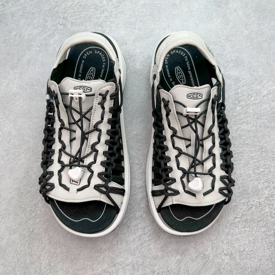 图片[2]-人气户外休闲鞋品牌-科恩Keen Uneek Flat-M 平底编织弹力穿搭溯溪涉水休闲户外凉鞋 #外贸订单出口品质#采用进口机台编制两根尼龙绳组成鞋面(快干衬里原料!!)#原装轻量级EVA中底缓震材质组合防滑橡胶外底部 夏季潮鞋,文青界的凉鞋至尊 都市机能户外品牌 KEEN 向来积极为其旗下大热鞋款 UNEEK 推出联名款，后跟为全封闭设计，快干衬里，HIGH-TRACTION橡胶外底，及轻量级EVA中底，达到轻量缓震的同时减轻重量。尺码：35 36 37 38 40 41 42 43 44 45-选品中心