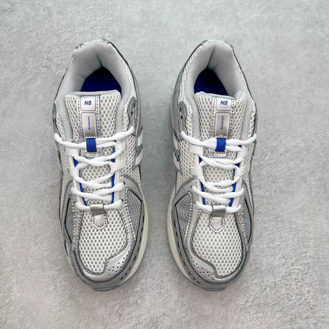 图片[2]-New Balance M1906R NB新百伦系列复古老爹风休闲运动慢跑鞋 采用轻质牛剖革拼接透气网眼衬垫织物鞋面材质 T-Beam大底提供足步弓支撑 保持步态稳定#后跟搭载外露缓震胶 鞋身整体以各种深浅不一的灰色覆盖 鞋头以淡蓝色调装饰，网眼衬垫通过不规律的色块实现做旧的美感 泛黄的鞋底更是进一步增添了复古气息 尺码：36 37 37.5 38 38.5 39.5 40 40.5 41.5 42 42.5 43 44 45-选品中心