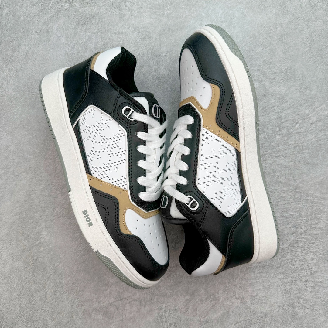 图片[3]-＃福利特价 Dior迪奥2021秋冬最新B27系列 敢与AJ大迪奥相媲美 由意大利工坊匠心打造 黄俊捷、林一等各大明星、网红博主争先上脚且全国各大专柜一鞋难求 鞋面牛皮拼接D印花LOGO 内里进口网布、TPU大底以别具一格的立体效果 展现摩登优雅格调 高街潮流搭配必备潮品 尺码：36 37 38 39 40 41 42 43 44 45-选品中心