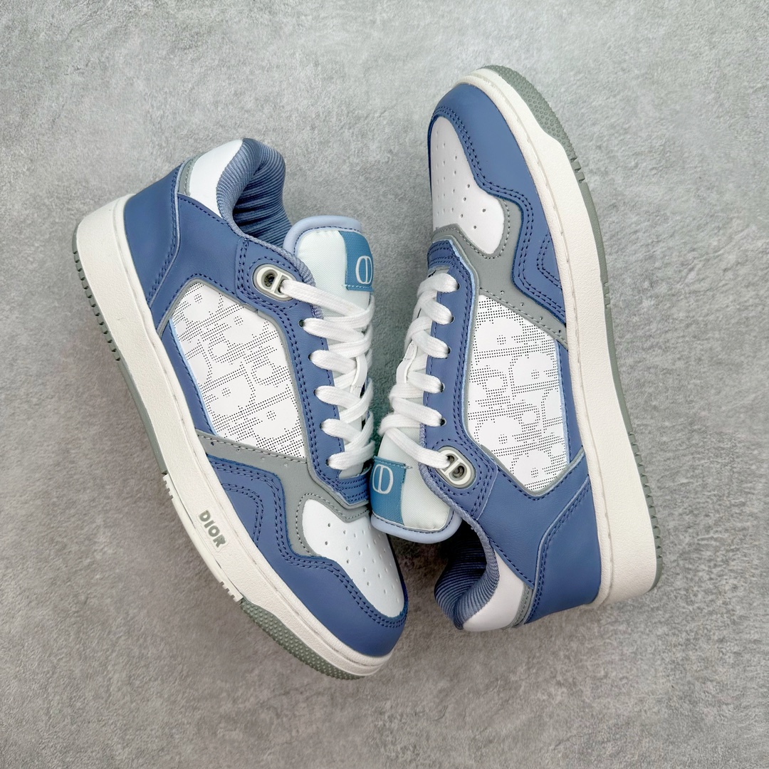 图片[3]-＃福利特价 Dior迪奥2021秋冬最新B27系列 敢与AJ大迪奥相媲美 由意大利工坊匠心打造 黄俊捷、林一等各大明星、网红博主争先上脚且全国各大专柜一鞋难求 鞋面牛皮拼接D印花LOGO 内里进口网布、TPU大底以别具一格的立体效果 展现摩登优雅格调 高街潮流搭配必备潮品 尺码：36 37 38 39 40 41 42 43 44 45-选品中心