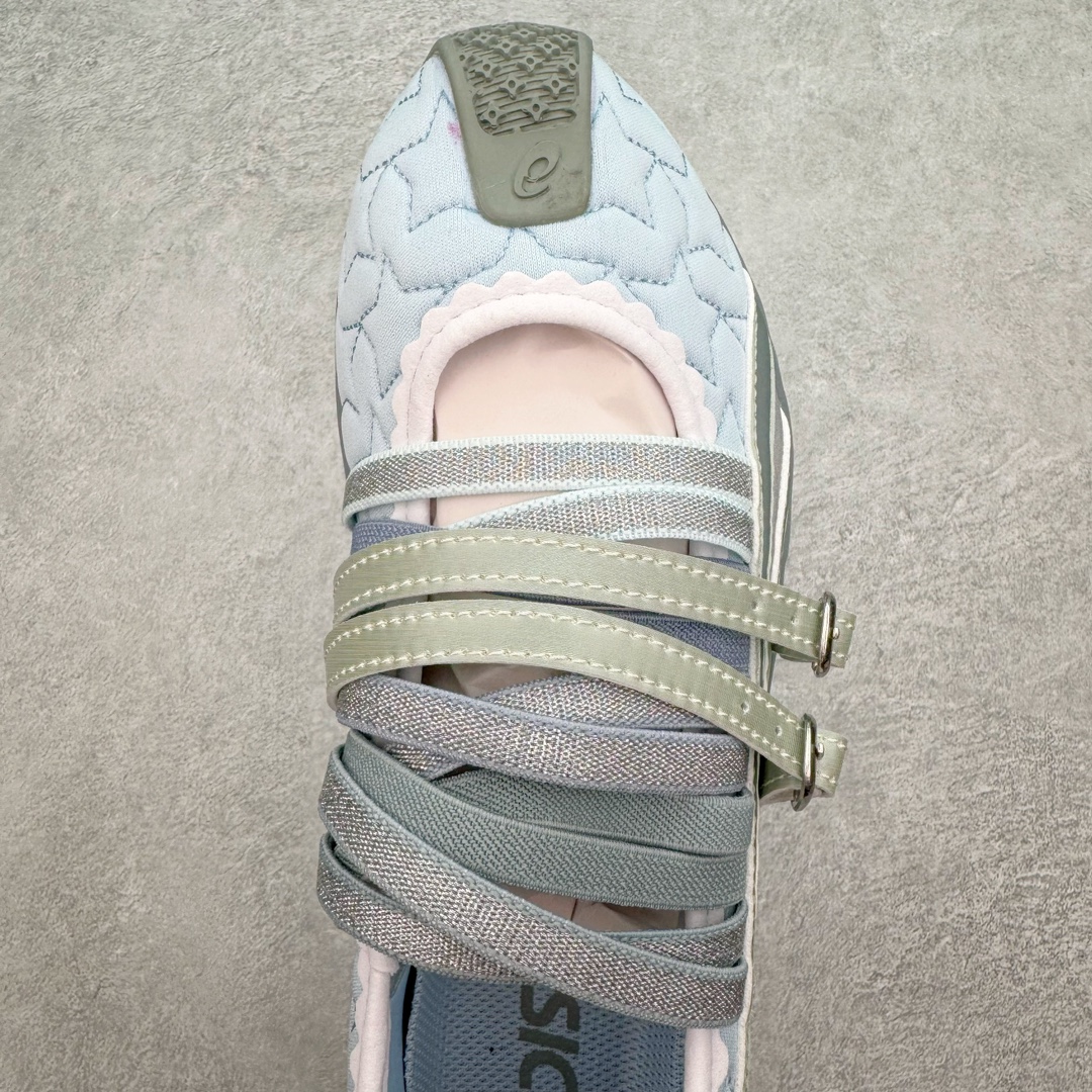 图片[4]-KIKO KOSTADINOV × MARC JACOBS x Asics Gel-Lokros 亚瑟士三方联名皮革圆头拼接耐磨透气轻便低帮生活休闲鞋 采用星星图案绗缝鞋面设计 闪亮金属感饰带与松紧带点缀鞋身 如珍珠般闪光的中底 巧妙注入ASICS亚瑟士标志性GEL科FLYTEFOAM PROPEL缓冲技术和花朵胎纹图案 尺码：36 37.5 38 39 40 40.5 41.5 42 42.5 43.5 44 45-选品中心