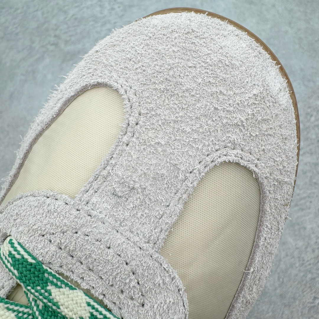 图片[18]-＃PB福利特价 Wales Bonner x AD Originals Samba 桑巴舞系列绅士德训足球风百搭低帮休闲运动板鞋 联名米白绿 GY4344 口碑大厂出品 品控大底版型不断改良更新 全套原纸板楦头开发 确保原汁原味 完美呈现桑巴版型 一比一鞋头弧度高度鞋身弧度 此版本只针对中端市场 皮料材质有所更替 其他数据细节工艺流程均保持一致 绝不口嗨 细节品控鞋型随意对比 正确烫金高频细节 原装纳米超迁皮料 独家私模橡胶大底 原盒原配 这款桑巴鞋展示了高质量的工艺 带有装饰的超锁缝制和无缝的手感 柔软、柔软的皮革造型和标志性的3条纹完成了精致的外观 正规合身鞋带 鞋面上有绒面鞋垫 橡胶鞋底 享受正畸套筒软感 自50年代首次亮相以来就一直在赢得粉丝的青睐 尺码：36 36.5 37.5 38 38.5 39 40 40.5 41 42 42.5 43 44 44.5 45 46-选品中心