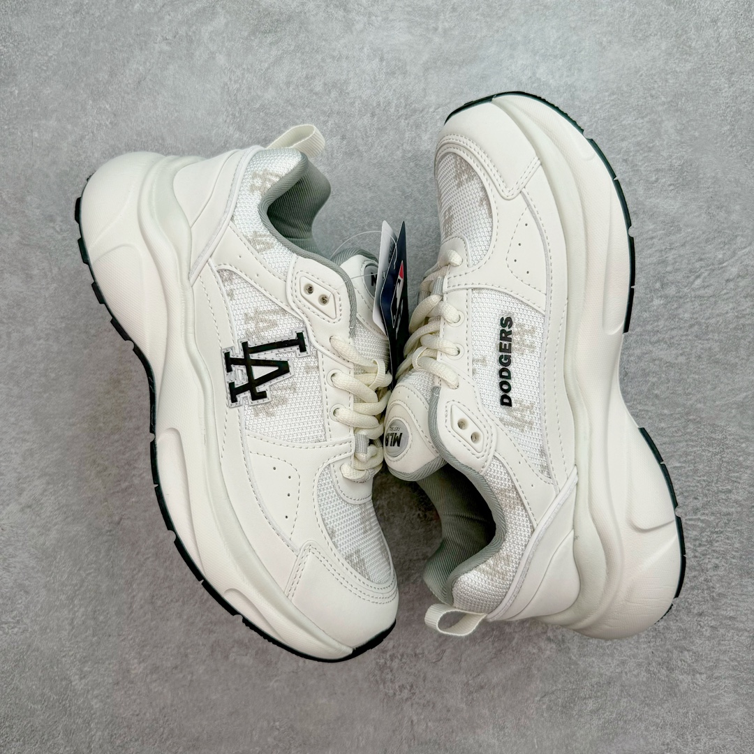 图片[3]-＃DT纯原 MLB Chunky Runner 2024S 复古印花老爹鞋系列低帮轻量增高厚底百搭休闲运动慢跑鞋 Korea韩国联名NY美国榄球纽约洋基队限定 韩国代购专供 全套原楦原纸板原厂数据开发 正确中底拉帮中底网布细节 平台代购专供 左脚内置芯片 韩国代购吊牌标贴 独家一比一RB+MD组合大底 高频后跟小人Logo精准对位立体饱满 正确网布加超迁鞋面 转印中底走线紧密 转印Logo工艺表层防刮不掉色 尺码：35 36 36.5 37.5 38 38.5 39 40 40.5 41 42 42.5 43 44 45-选品中心