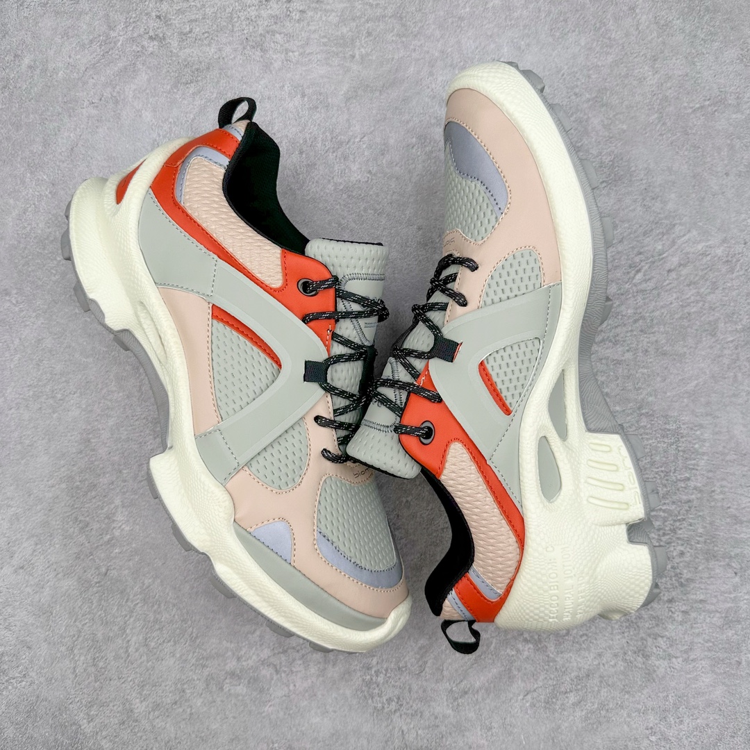 图片[3]-ECCO爱步2024年新款户外鞋防水透气越野跑鞋 健步踪迹系列 鞋面设有GORE-TEX防水薄膜 给你贴心防水保护 防水透气 直接注塑工艺连接鞋面与鞋底 一体成型 合脚稳固 BIOM自然律动科技鞋楦 符合人体工学 长效缓震带来裸足体验 橡胶大底 结合橡胶凸起鞋钉设计 适应多种地形 提供强劲抓地力与耐磨性 稳定支撑 越野无束 尺码：39 40 41 42 43 44（正常码）-选品中心