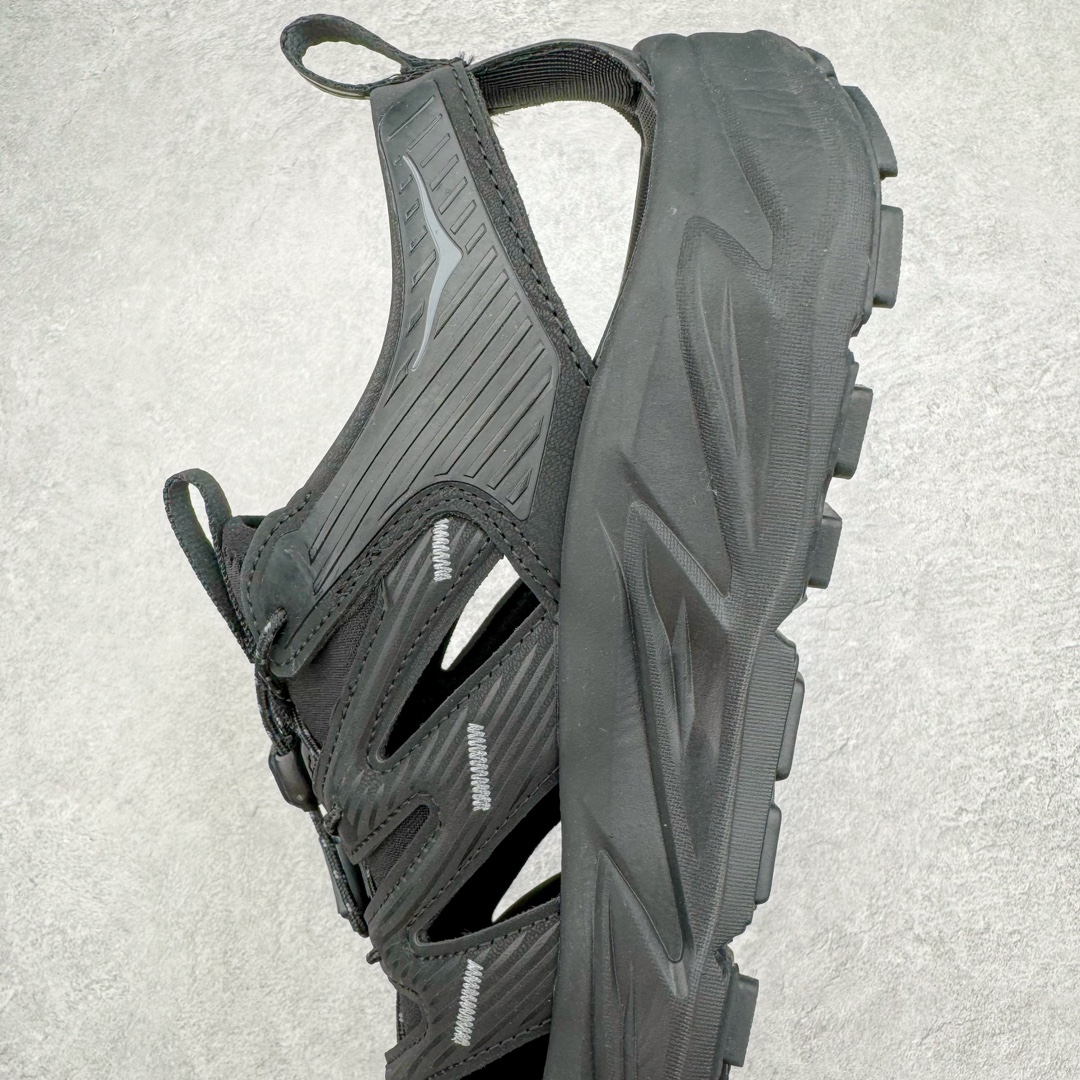 图片[7]-＃HK纯原 HOKA One One Hopara Sandals 霍帕拉系列水路两用溯溪涉水休闲户外露营凉鞋 作为先锋品牌的 HOKA ONE ONE总是以独特的方式 HOPA RA是一款溯溪鞋 又名排水鞋 可长期用于涉水和溯溪 保护脚底和脚趾的安全和舒适 鞋面材料速干 透气 耐磨 鞋底防滑 耐磨 抓地能力强 出于安全考虑 设计要求较高 涉水溯溪过程中 水 泥沙 可以直接从鞋内大孔排出 细纹鞋底使在岩石上抓地能力强 避免打滑 而上路后 鞋面具有快干透气等优点 尺码：36 36.5 37.5 38 39 40 40.5 41 42 42.5 43 44 45-选品中心